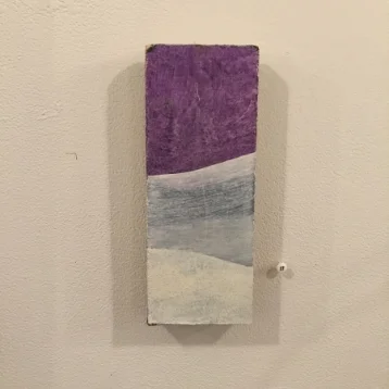 Desert Night 2014 Mixed media assemblage 3 x 8 in