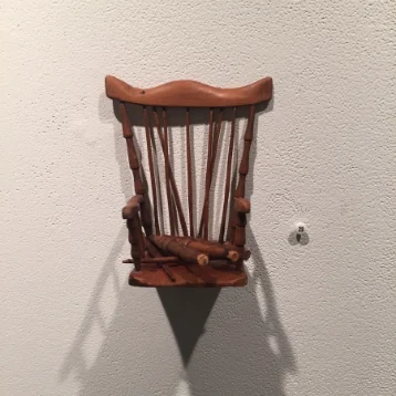 A Minor Domestic Disturbance 2015 Mixed media assemblage 4 ½ x 4 ½ x 3 in