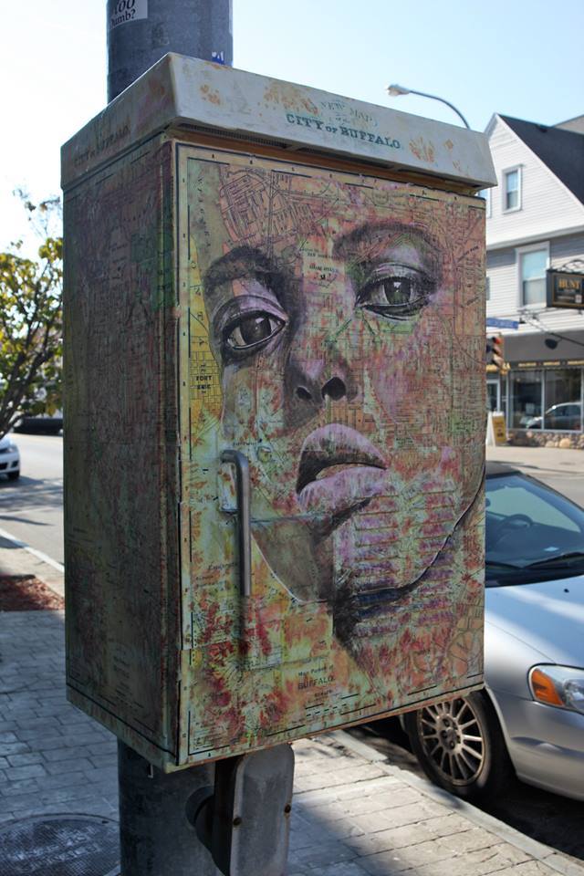 Elmwood Avenue Signal Box, Buffalo, NY - Courtesy of Community Canvases