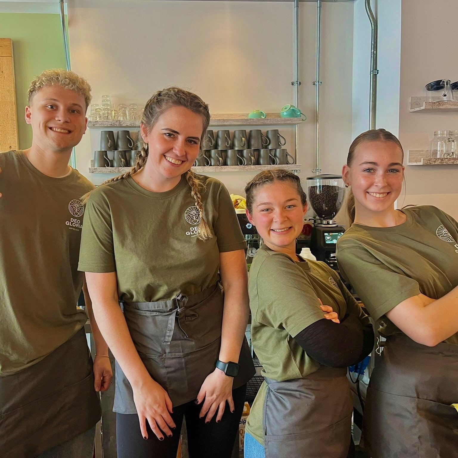 TEAM DEO💪🏻🎉

@deogloria.coffee officially launched yesterday and it was SO great to see it full of people from all around the area. 📍 

Please pop in to see the incredible space and grab yourself a cup of coffee and a slice of cake! ☕️ 

They are