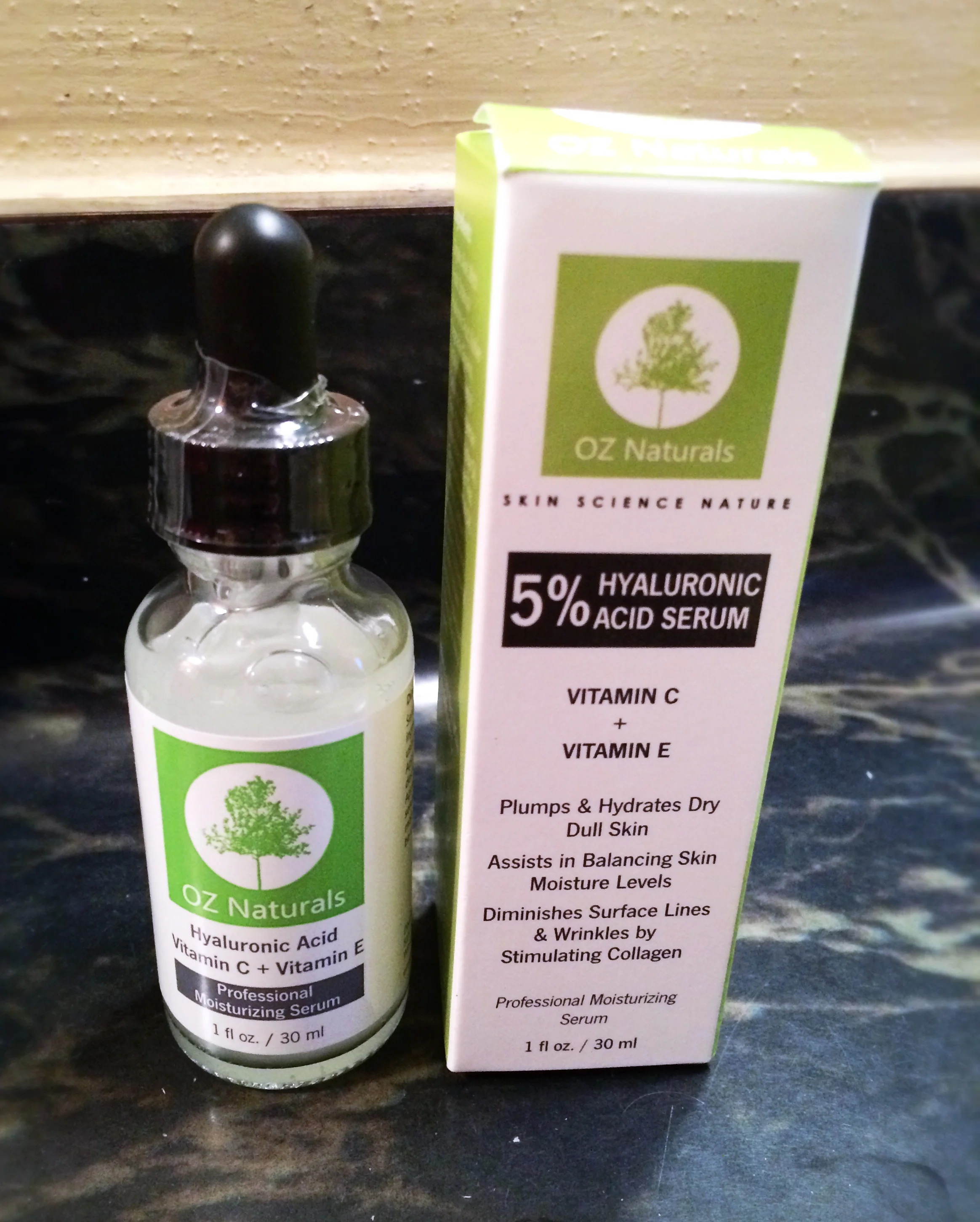 OZ Natural's Natural Hyaluronic Acid Serum