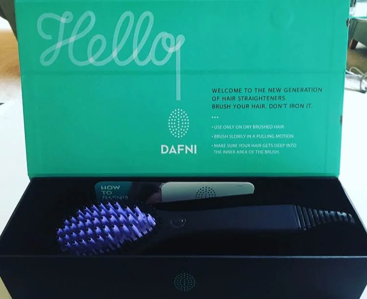 DAFNI started out in a family basement. The inventor made a hot brush (aka a Frankenstein brush) for his daughter, a young ambitious woman, who didn’t have time to straighten but had to save herself from her terrible new haircut. The amazing part was that it worked ; this awkward looking bulky brush actually straightened hair. Though the result was far from perfect, the advantage was clear: DAFNI could straight the hair simply by brushing it! It took the inventor, a senior electric engineer, and his daughter, an electric engineer and physicist herself, two additional years of R&D to come up with the first and only ceramic straightening brush which they proudly named after the younger sister, DAFNI. DAFNI is the new generation of hair straightening appliance that suits our fast pace of life.