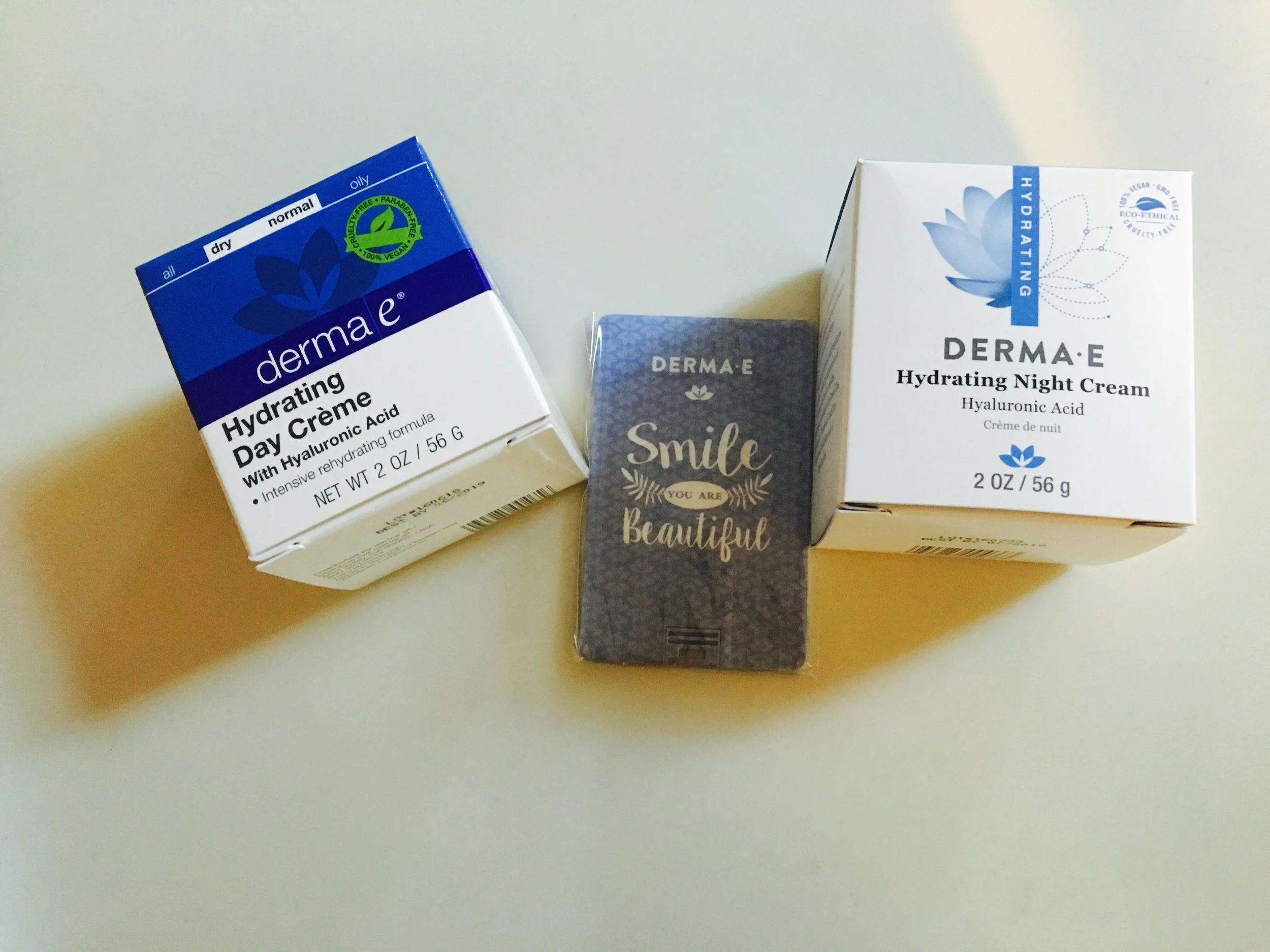 Hydrating Day Creme (Old Packaging) Hydrating Night Cream (New Packaging) *Shop Online: http://www.dermae.com