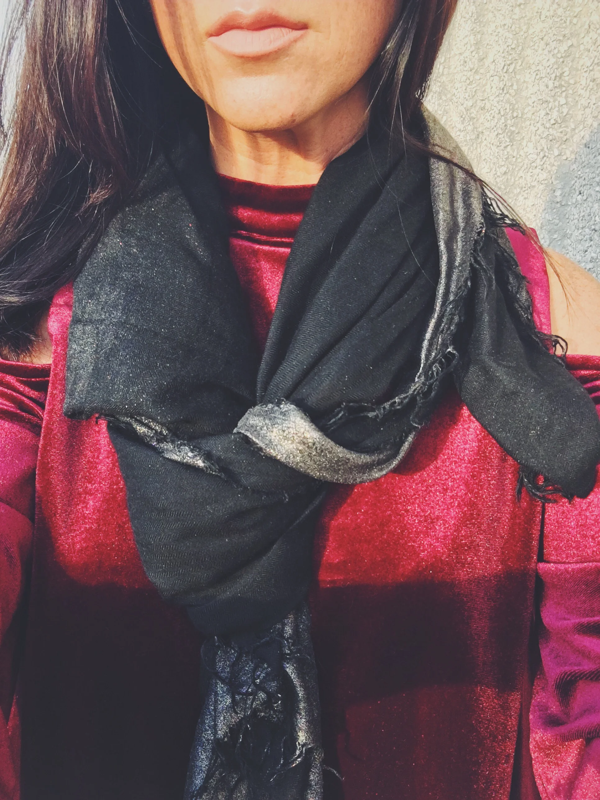 "Argent Scarf" by Suki + Solaine