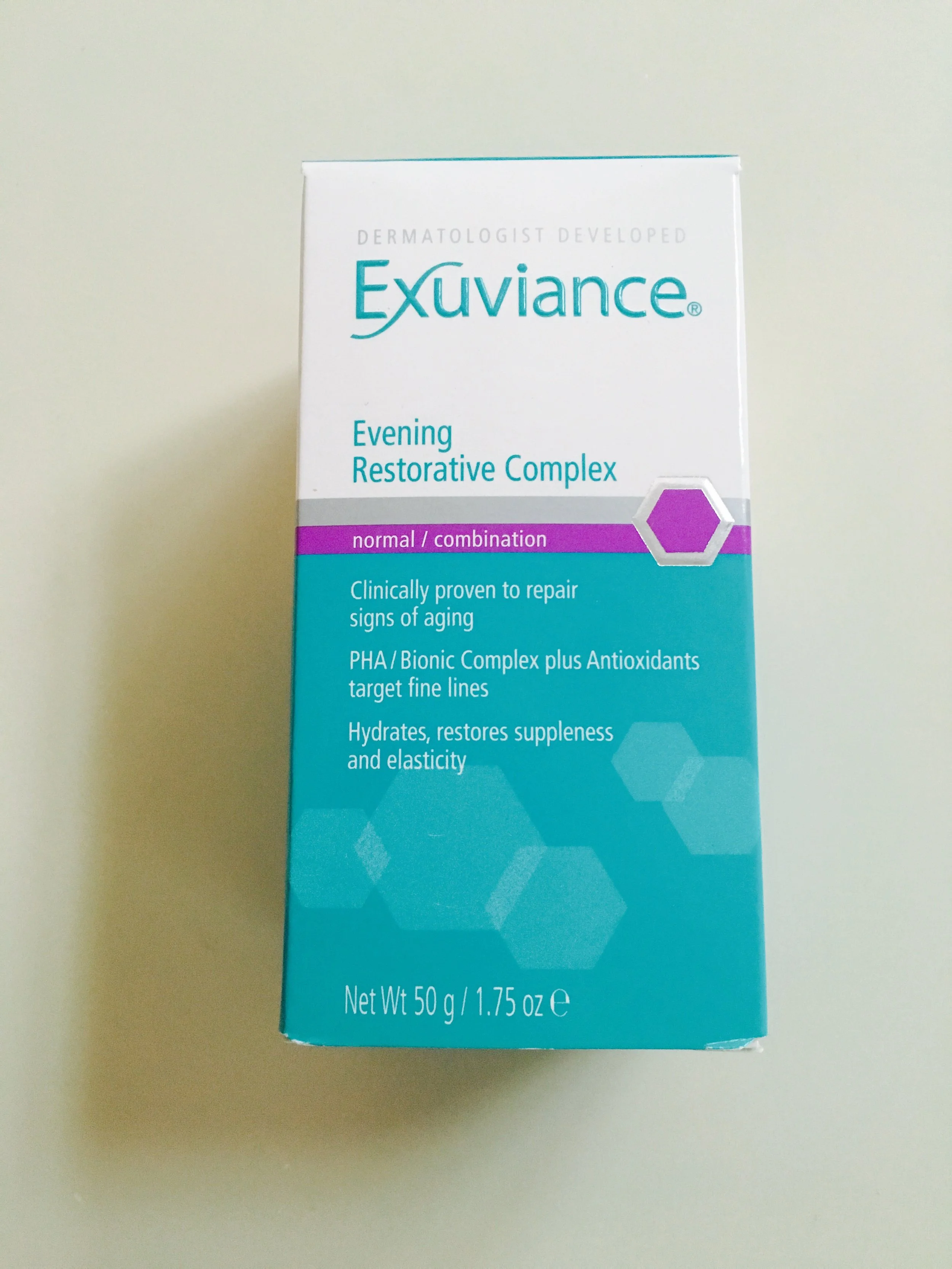 Love the way this product by Exuviance makes my skin feel! Although they are never one to disappoint, every time I try a new product by them I love them even more. The smooth and plumped up fine lines make this complex a dream!
