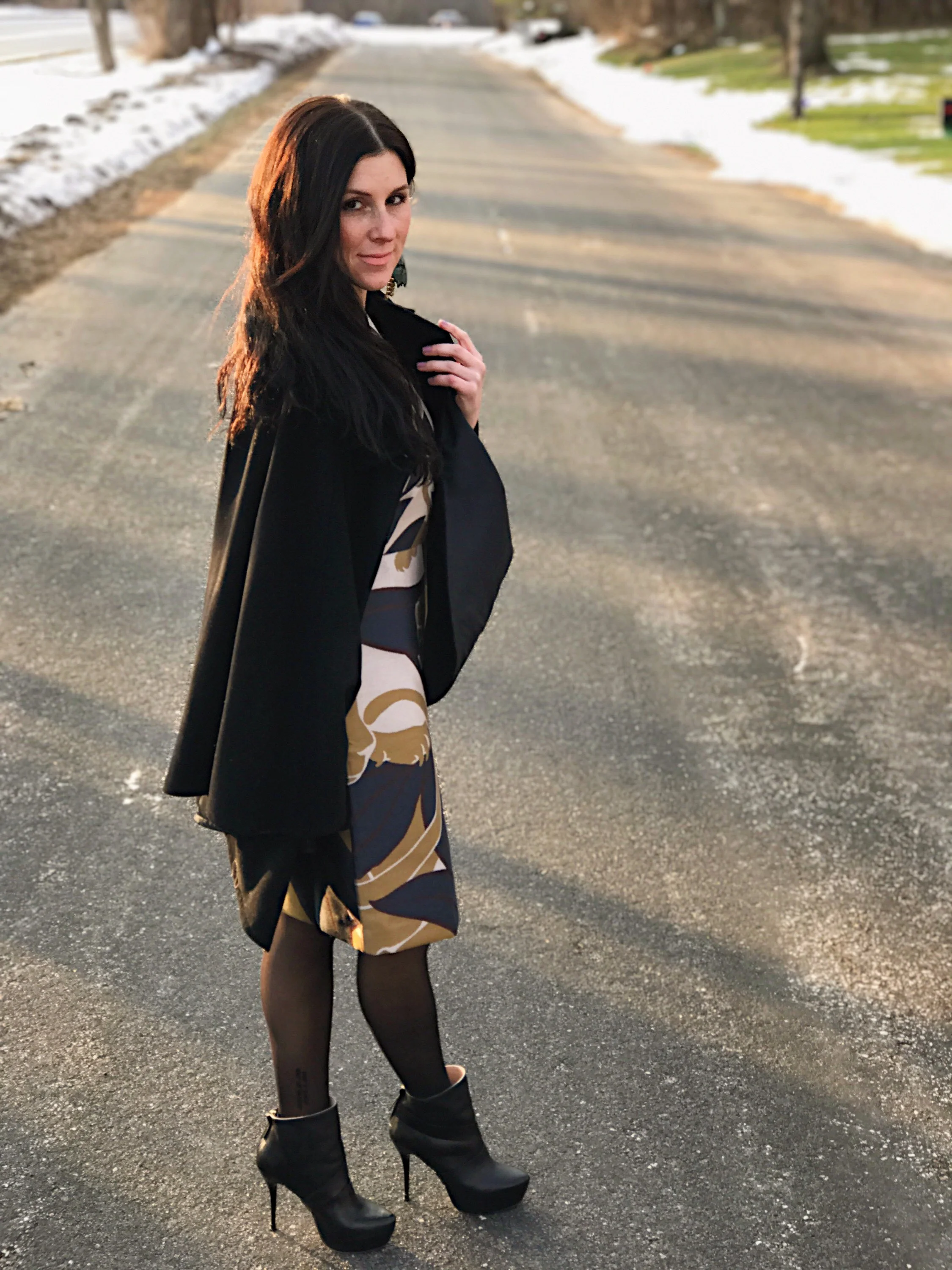 Wool Cape by J. Richards
