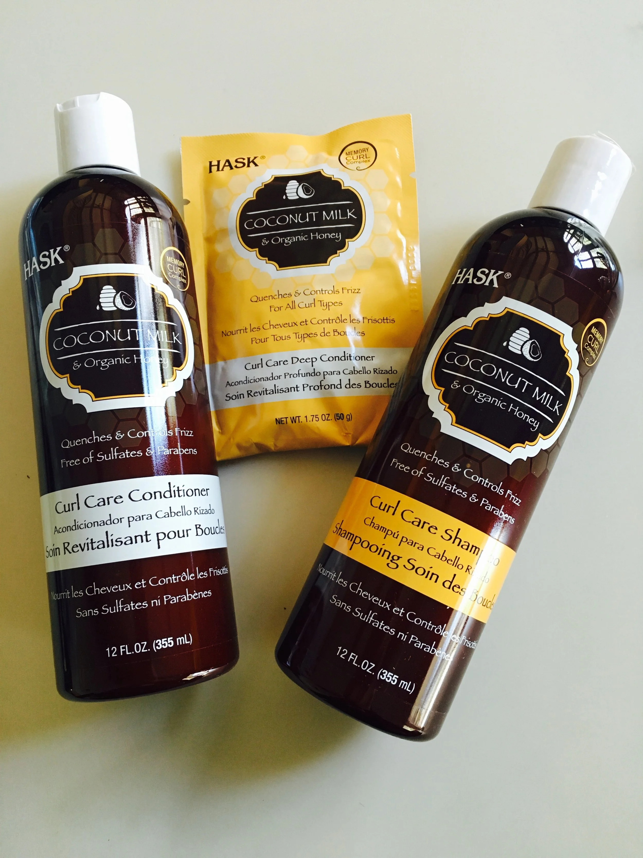 As a curly girly I am always looking for a hair product to enhance and tame my curls at the same time (girls with curls know what I mean!). I love all things by Hask , but this line especially for my type of hair is perfection. It not only makes my hair light and super soft, it enhances my curls and tones down the frizz factor!