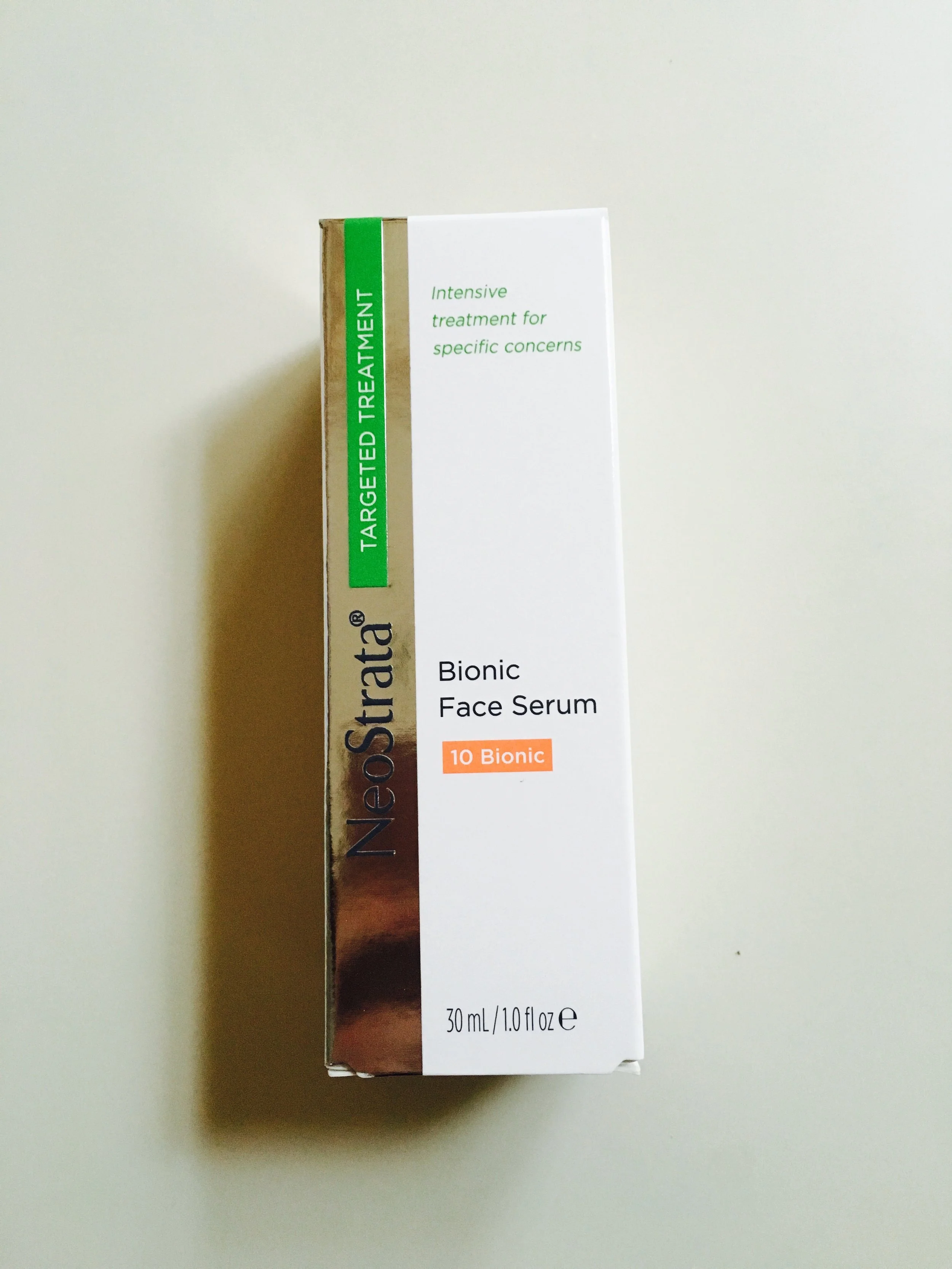  Love applying this product after I cleanse my face in the morning and before my moisturizer. I feel like it instantly gives my skin more life and also gives it that more "awake" look even on my sleepiest of days! About the Product NeoStrata Bionic Face Serum is a concentrated daily-use serum that helps restore skin radiance and diminish the appearance of: Fine lines Wrinkles Pore size Laxity Mottled pigmentation Formulated with 10% Lactobionic Acid, a potent antioxidant, and Vitamins A, C and E, this serum provides intense moisturization while amplifying the benefits of other anti-aging products in your regimen. How to use: Can be applied to target areas such as eyes or around the mouth, as an all over facial treatment, used alone or layered under other products. Key ingredient: Lactobionic Acid Recommended usage: Daily AM, under sunscreen or Daily PM under a night moisturizer Learn About the Brand NeoStrata Skin Active is a comprehensive antiaging system of potent professional products with active benefit ingredients that work synergistically to address the broadest spectrum of visible signs of aging. The NeoStrata Skin Active system is made up of high-performance products, each formulated to deliver outstanding rejuvenating effects, including significant improvement in the appearance of deep wrinkles, crow's feet, sagging and uneven pigmentation. *Shop online here: http://www.neostrata.com Stay Stylish & Beautiful Chicago, Katie