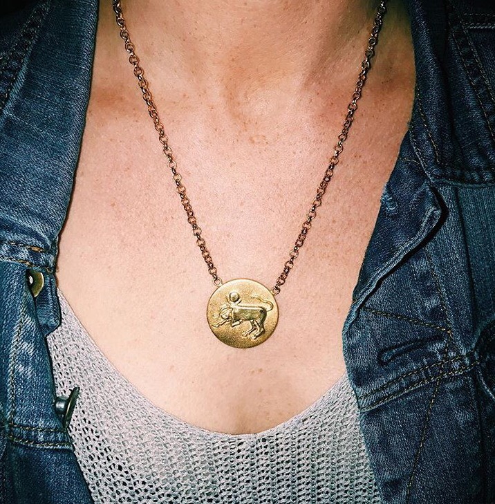 "Taurus Pendant Necklace"