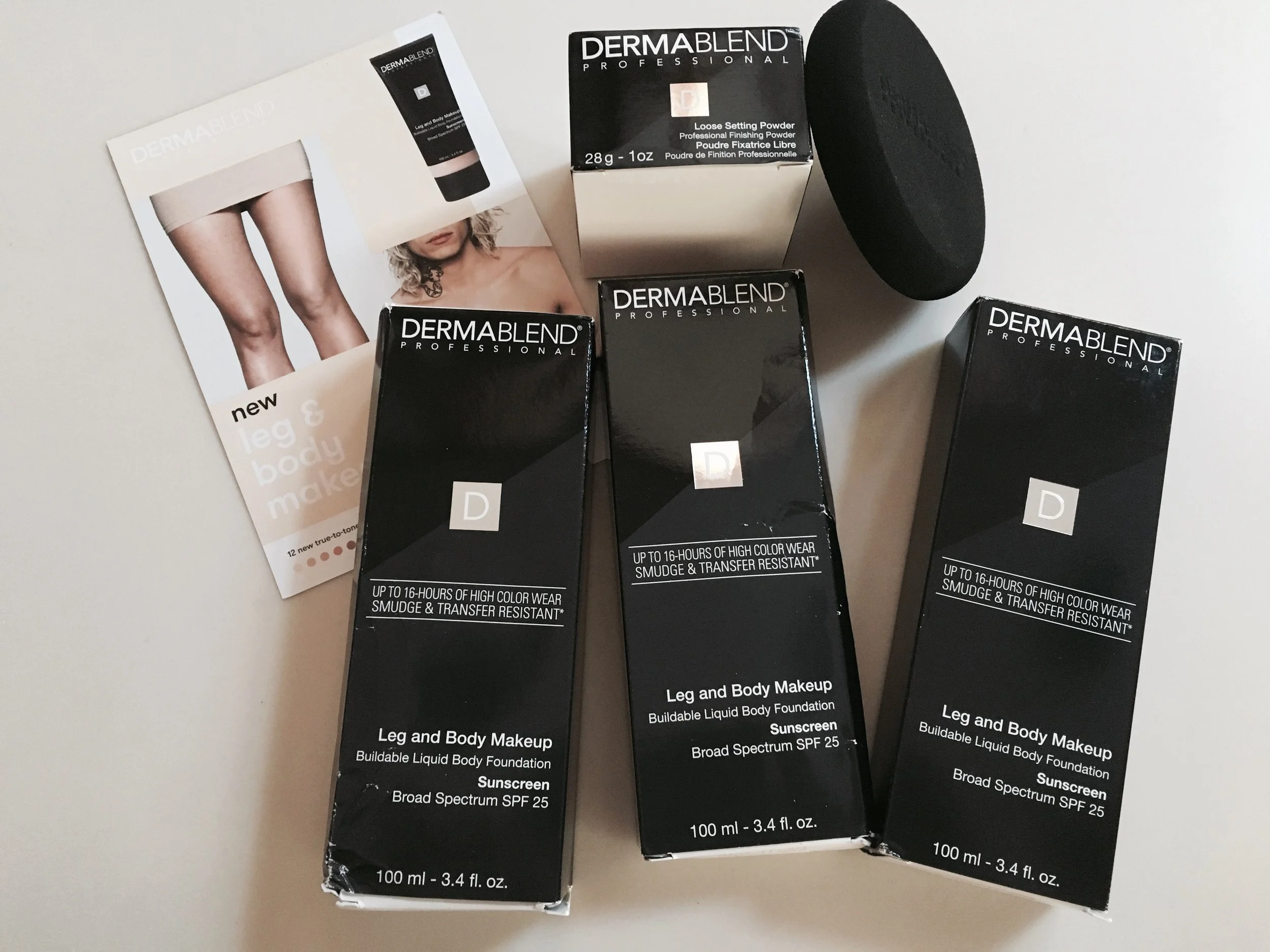 Since Summer time brings sunshine and tan lines I had to try out Dermablend Professional's body makeup! I have runner's tan lines on my legs from my sunny morning runs so I love to put this on whenever I wear shorts, skirts, or shorter dresses. It's natural and makes any imperfections perfect!