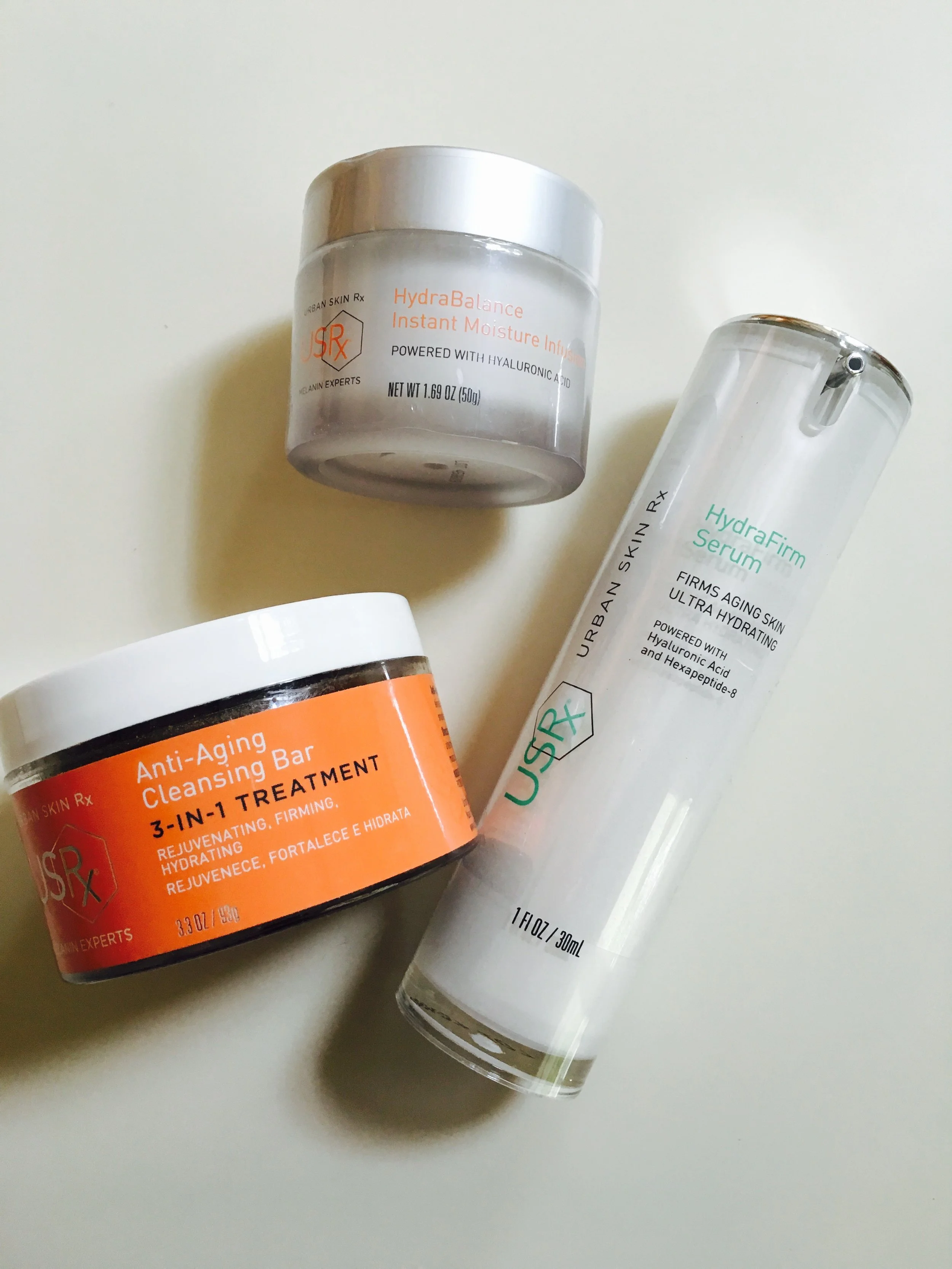 Anyone who knows me knows I love anything involving skincare, especially if it involves anti-aging (don't we all right?). This brand stood out to me because it has a few products that I have never seen before from any other skincare company like an Exfoliating Cleansing Bar which I use in the morning every other day to get rid of that dead and gross skin. After that I apply the HydraFirm Serum which has the magical ingredient of Hyaluronic Acid in it, and finally I apply the HydraBalance Instant Moisture Infusion to get my skin prepped and fully hydrated for my daily makeup application.