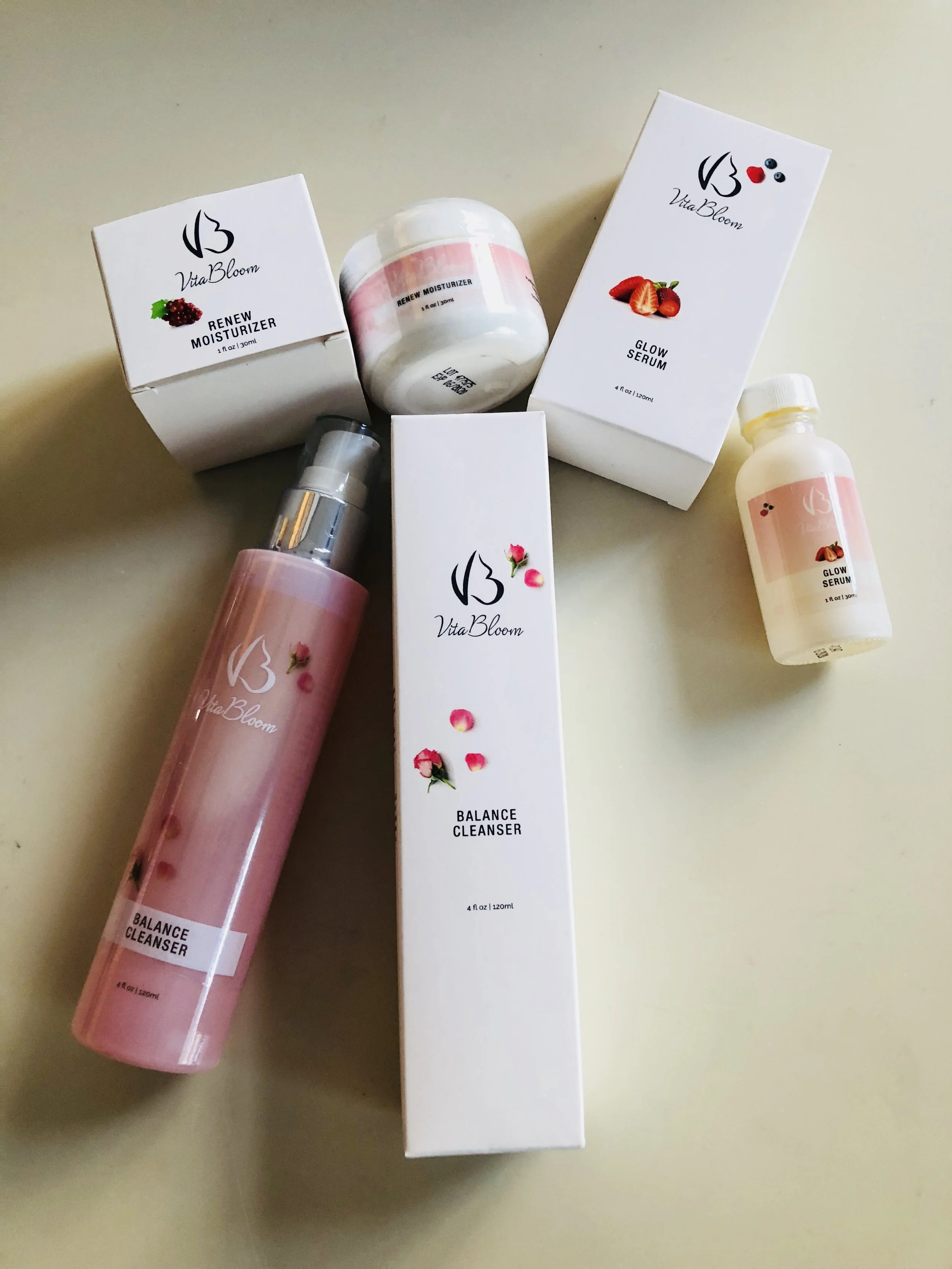 Being a vegan I love learning about new vegan companies and brands and this beauty business caught my eye! Their products are vegan/cruelty-free/gluten free and are great for your skin. The Balance Cleanser feels amazing and I like to use it morning and night. The Glow Serum I use after the cleanser in the morning and finish my regime with the Renew Moisturizer . My skin stays bright and hydrated all day long!