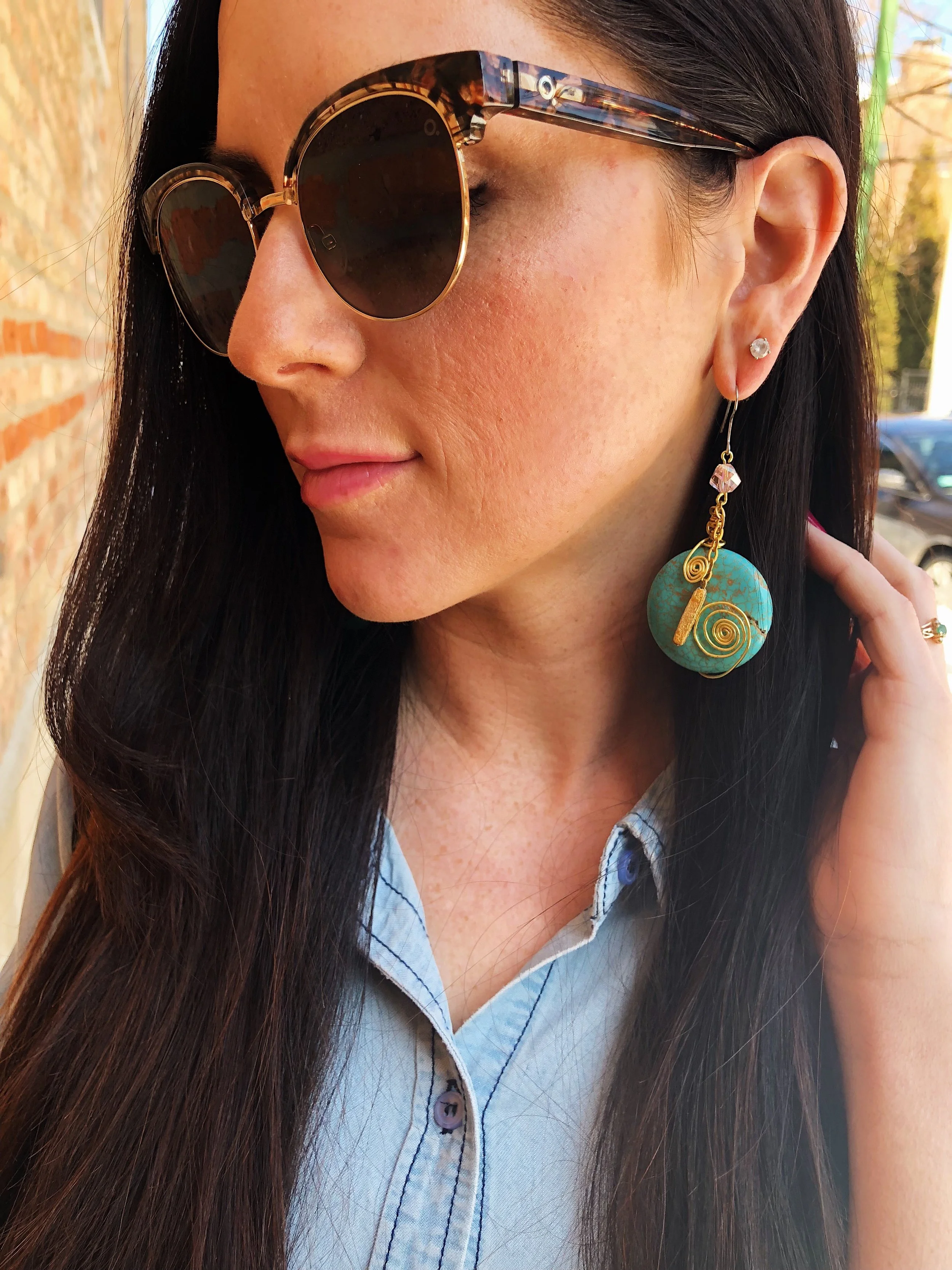 Earrings by The Rachel Andrea Collection