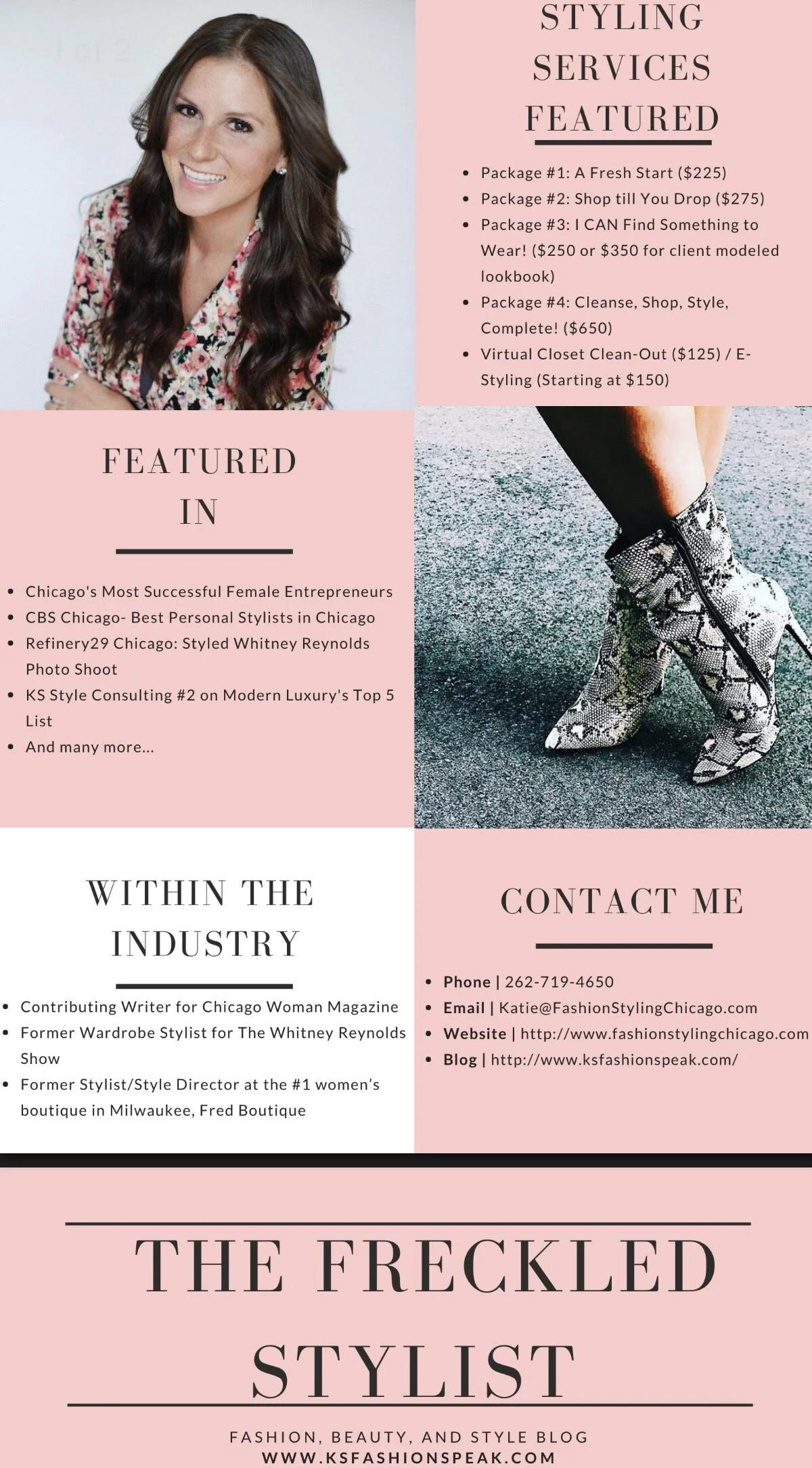 Media Kit The Freckled Stylist