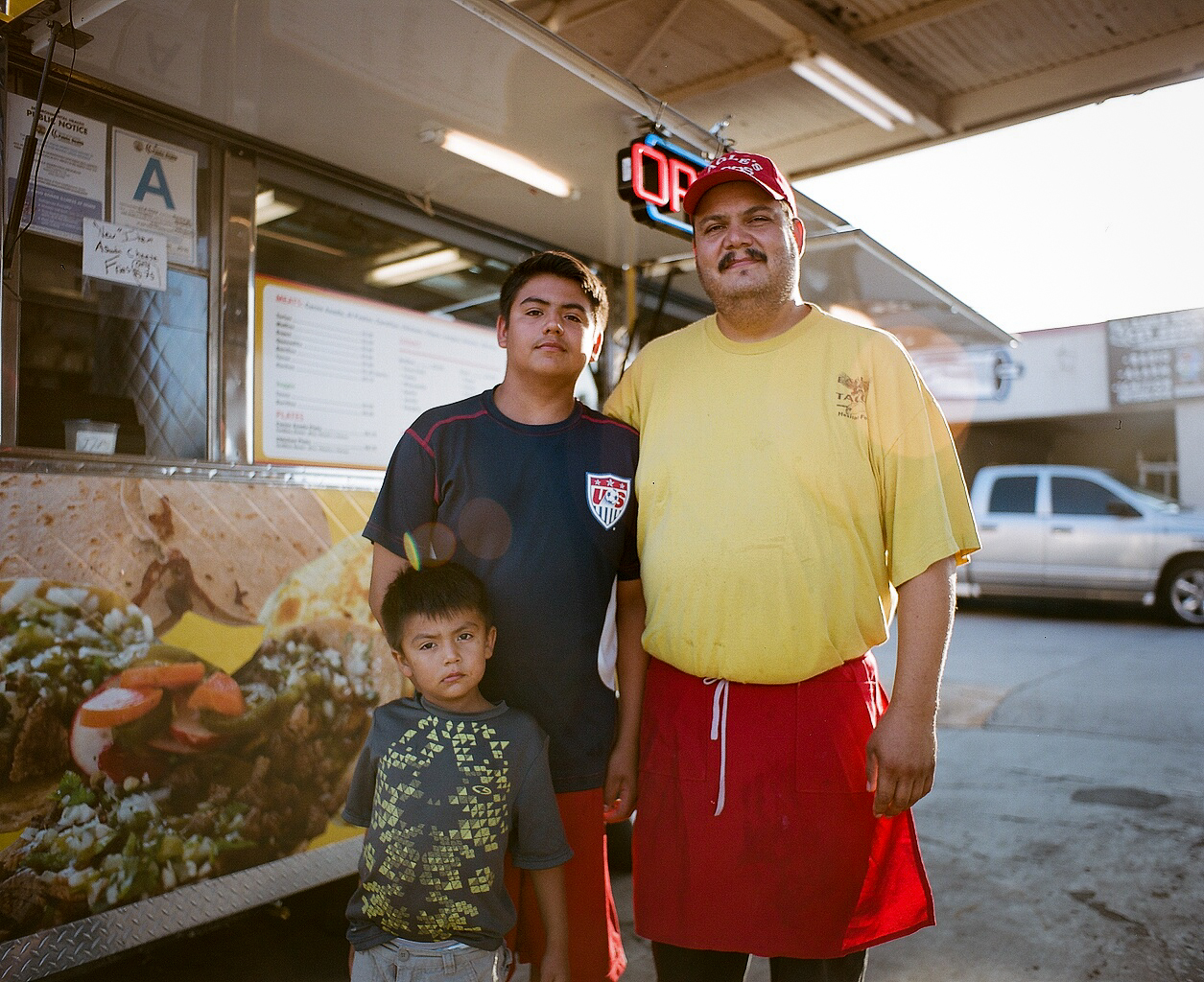 Eagle's Tacos, owned by Chuy Carrillo, employs two generations at this family run taco truck on Colorado Blvd. in Eagle Rock. 