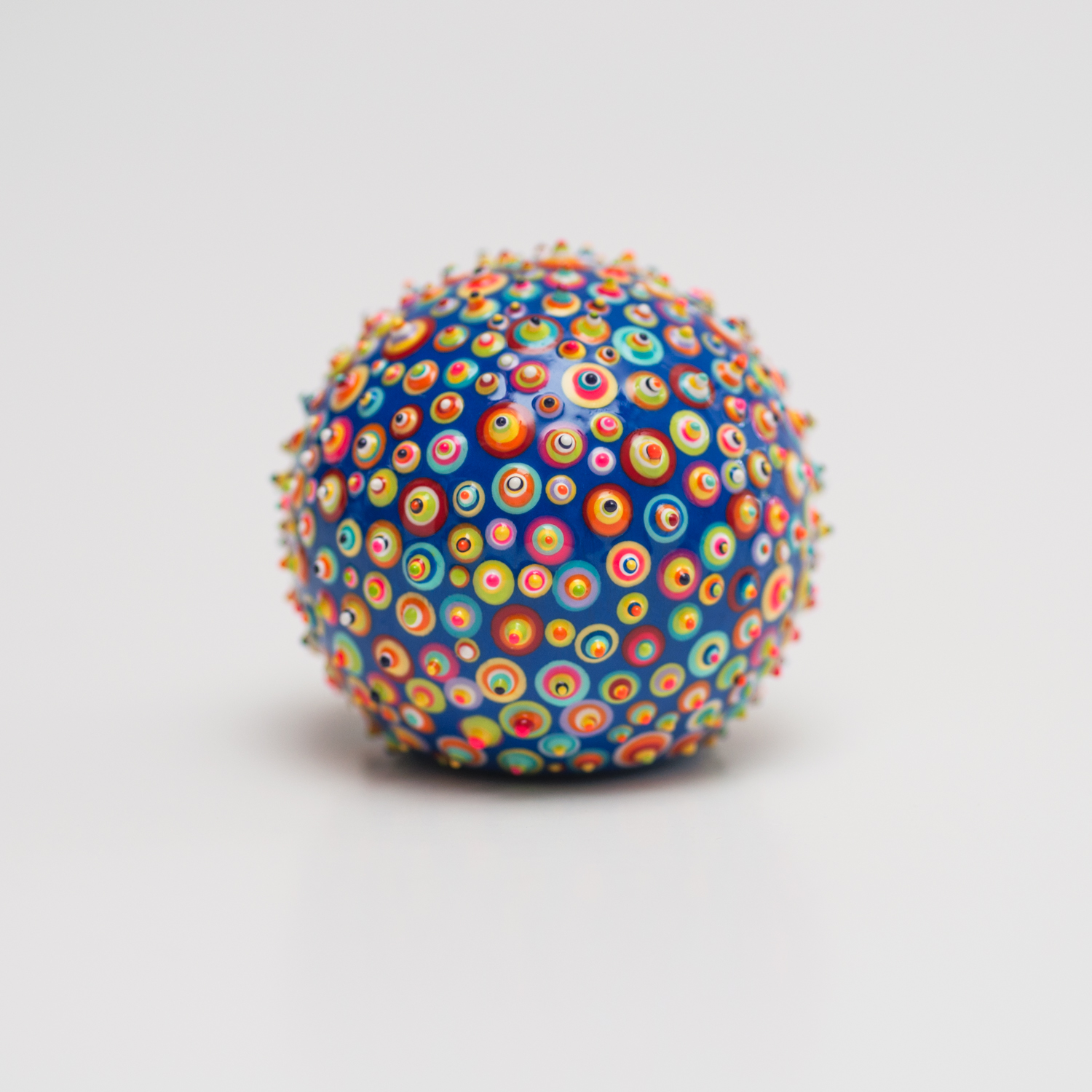 Bindu Terra. 2". Acrylic and resin on wood. 2015.