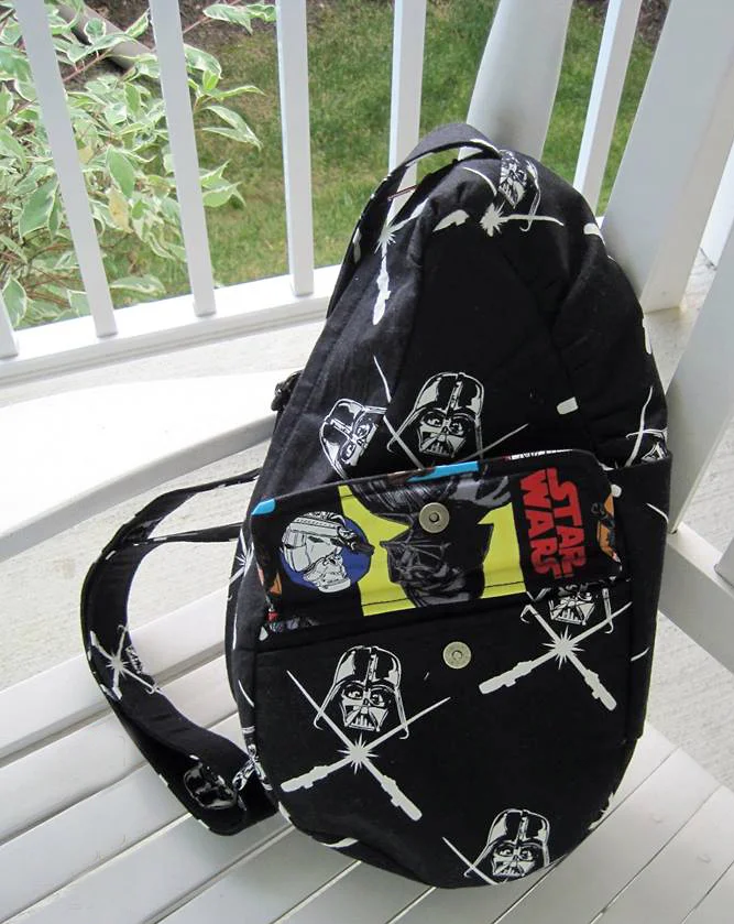 teardrop sling backpack