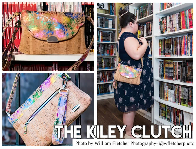 Kiley Clutch with 3 Flap Options and optional Shoulder Strap PDF Sewing Pattern