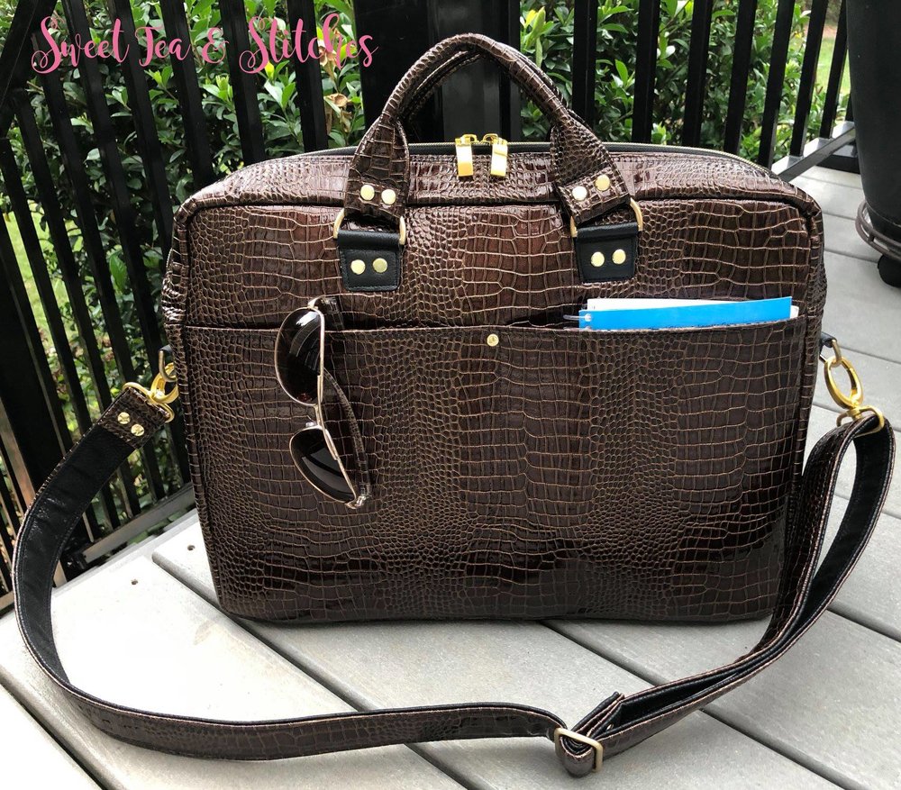 Percival Laptop Top Briefcase Bag-Work/Travel Bag — RLR Creations