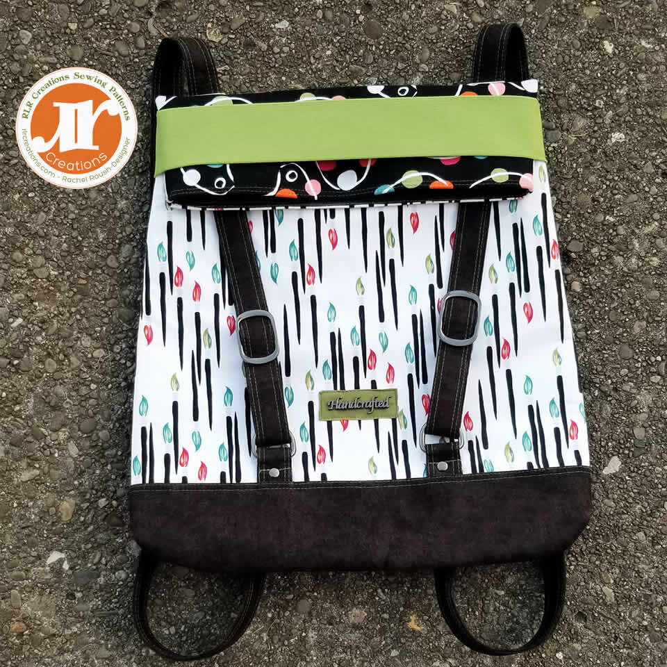 Izzi Reversible Backpack PDF Sewing Pattern- Includes two sizes — RLR  Creations