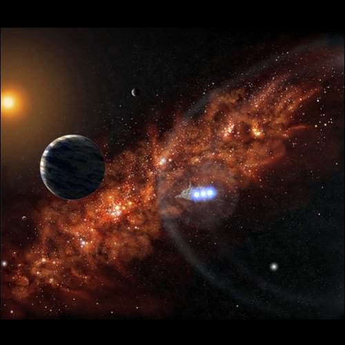 #140 - Entering Centaurus 8 System - Digital Painting