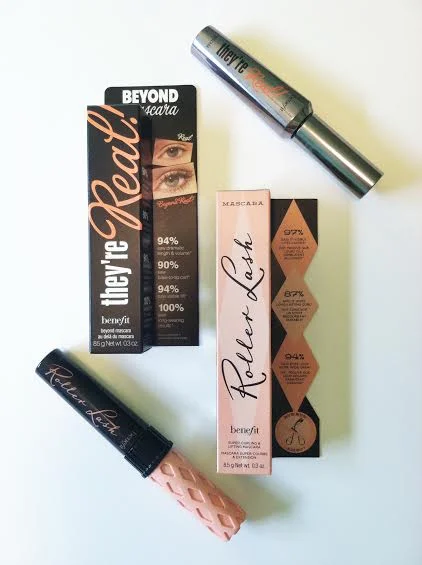 Benefit They're Real vs Rollerlash Mascara