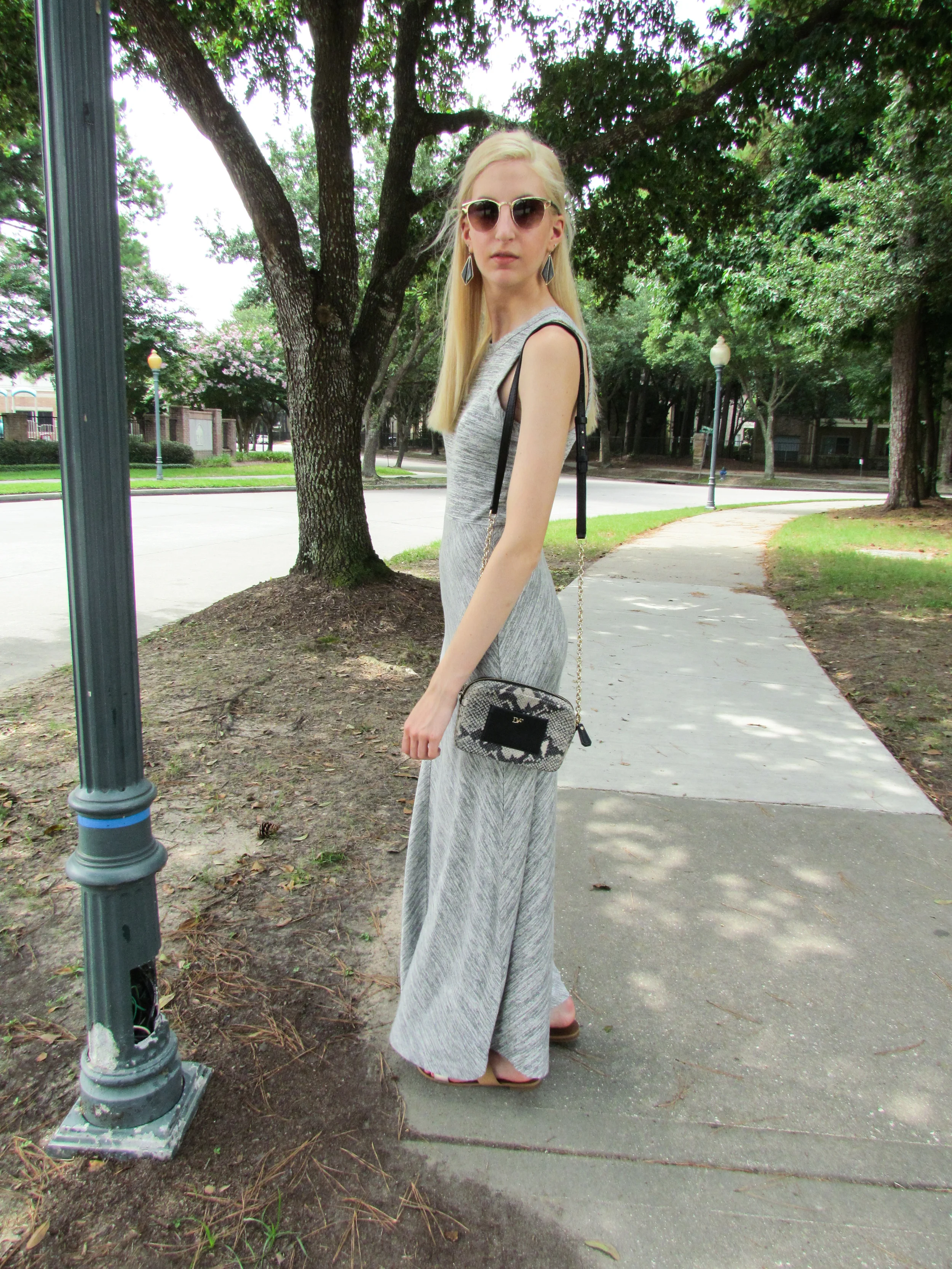 lou & grey maxi dress Lerida silver sequin maxi dress Silver and grey