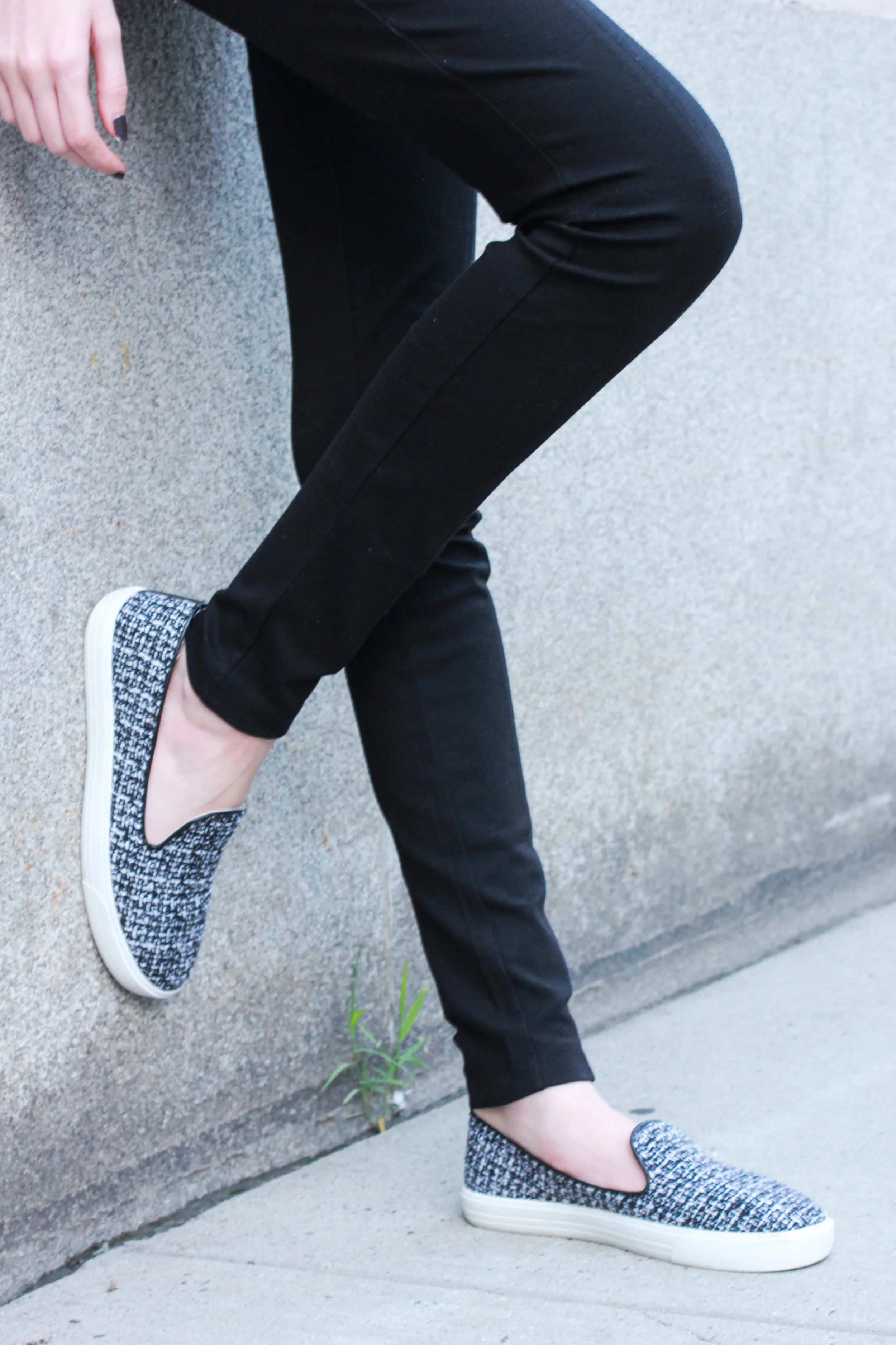 Tweed Sneakers & Pixie Pants