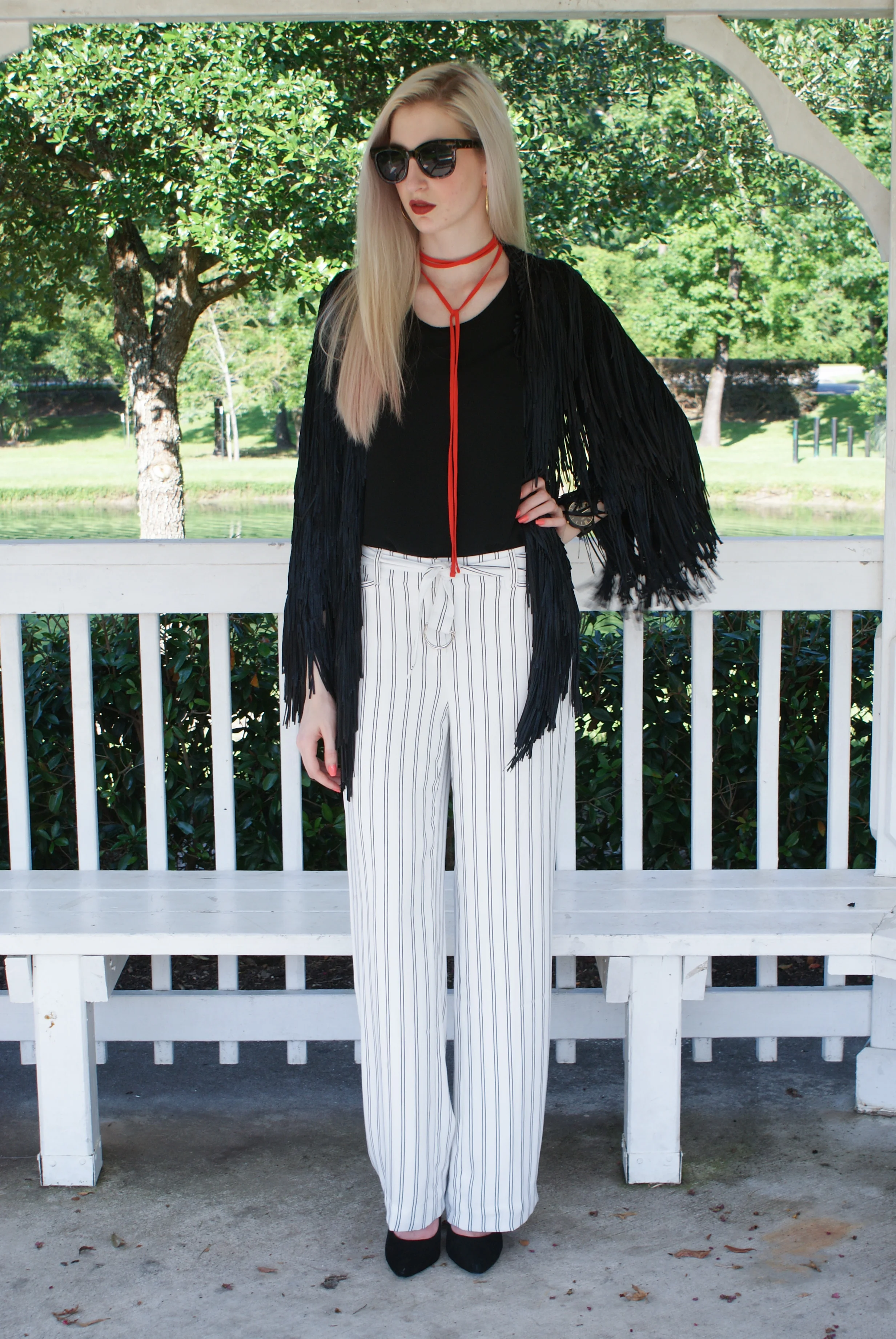 Fringe, Stripes, & Chokers