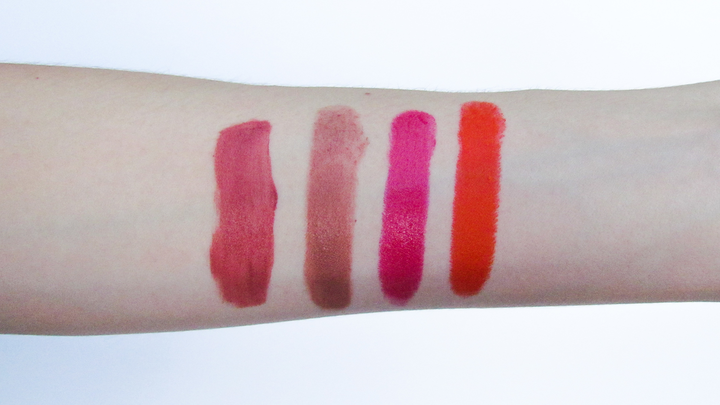 Left to Right: NYX, Charlotte Tilbury, Clinique, Kat Von D