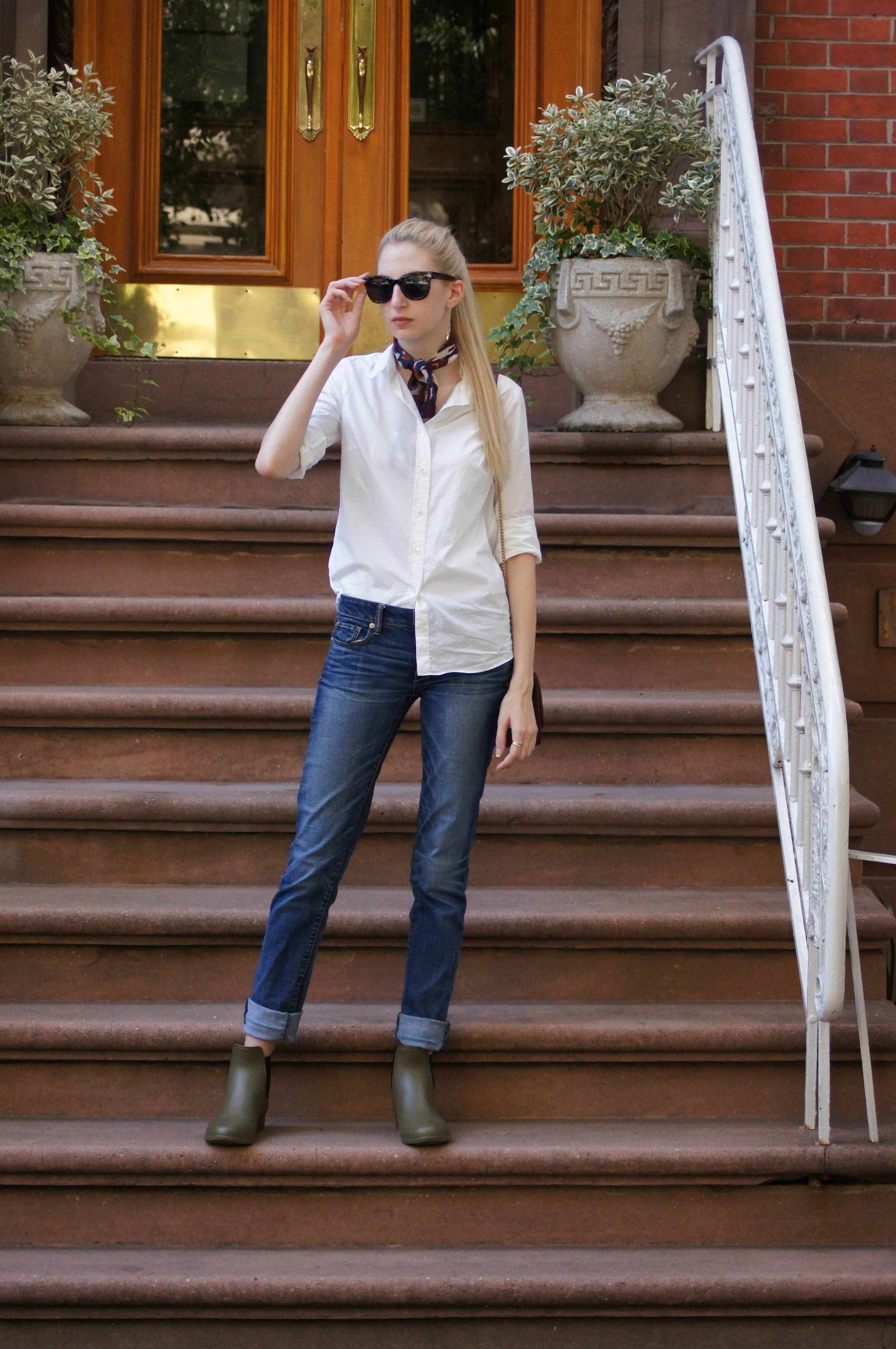 j crew matte chelsea rain boots