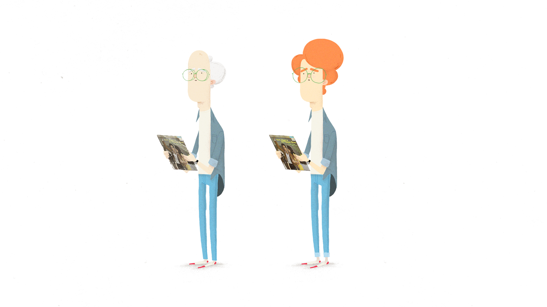 Characters for a pitch Produced at Buck LA