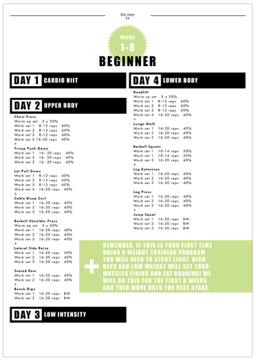 Get Lean Training Eat Run Lift