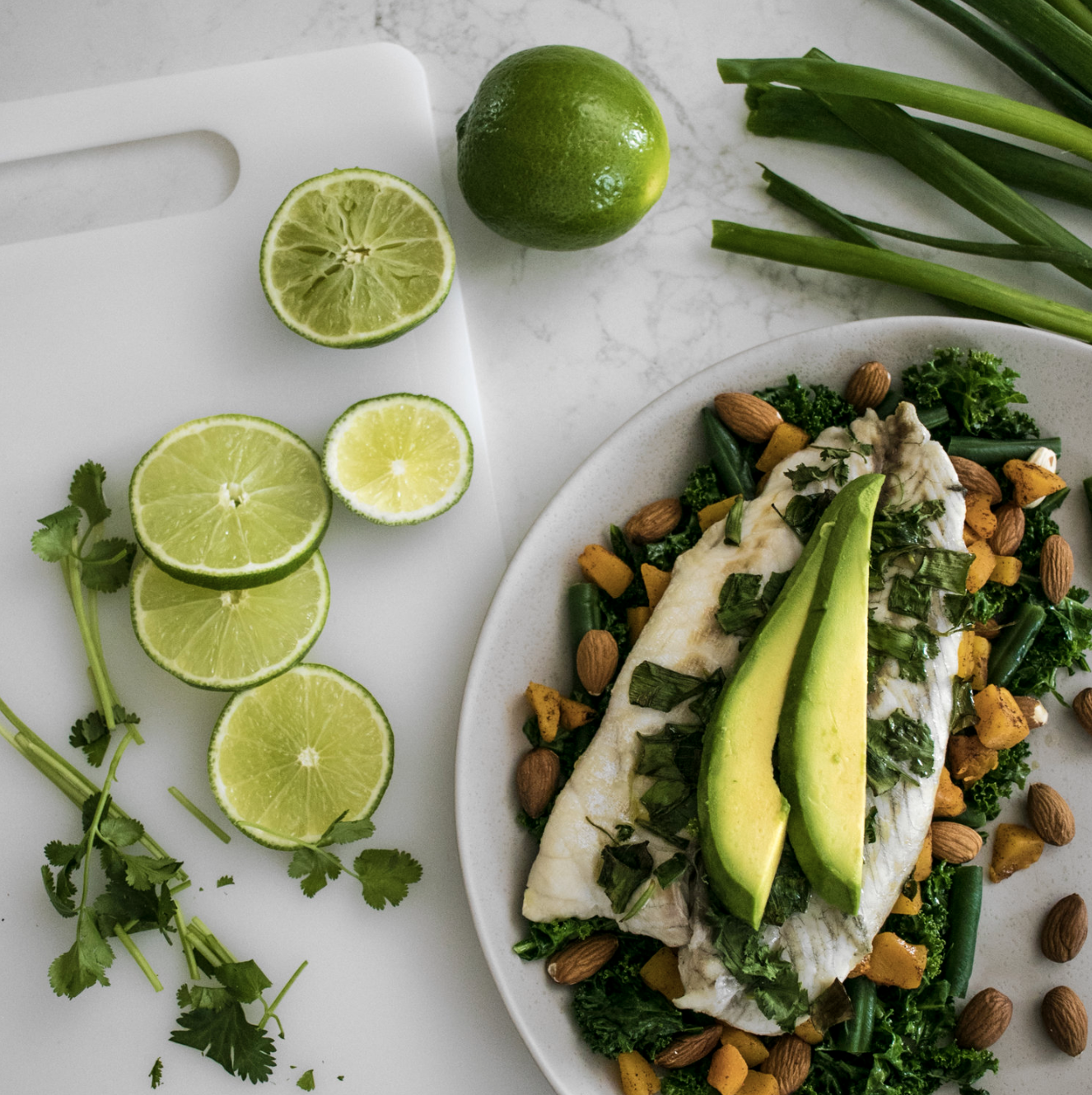 Dinner: Lime &amp; Coriander Barramundi