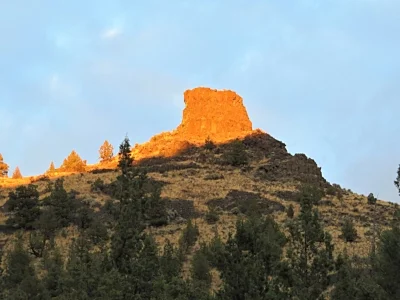 Chimney Rock, The Crooked River, Oregon