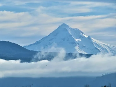 Mt. Hood from Steigerwald Wildlife Refuge