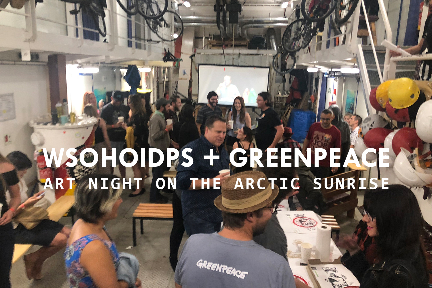 ART NIGHT ON THE ARCTIC SUNRISE