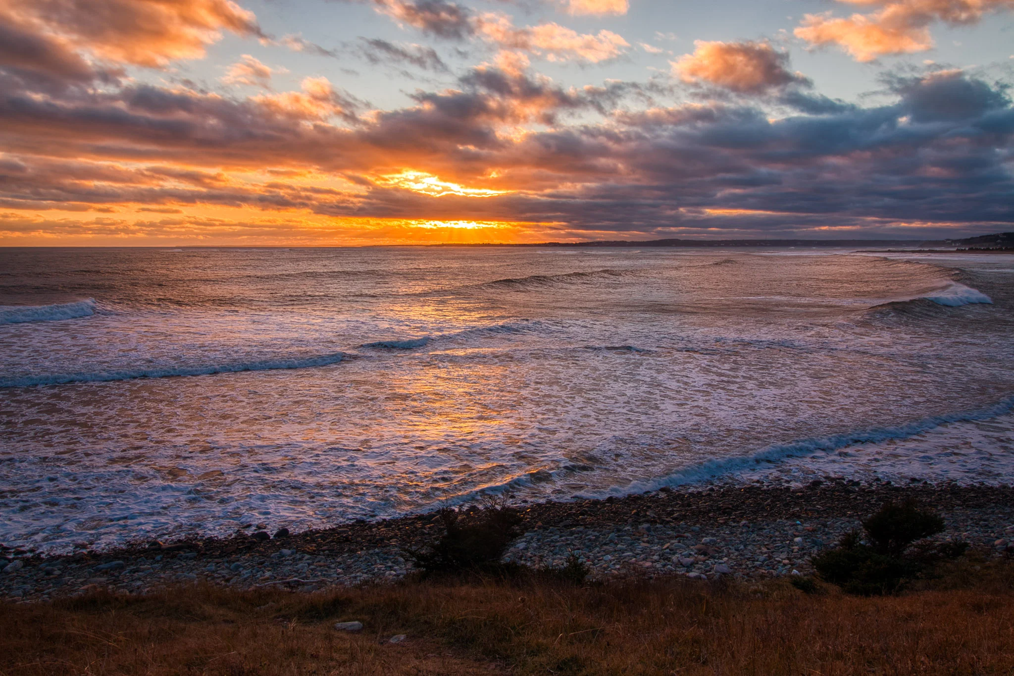 Lawrencetown Beach from Kannon Beach Surf Shop Cliffs
