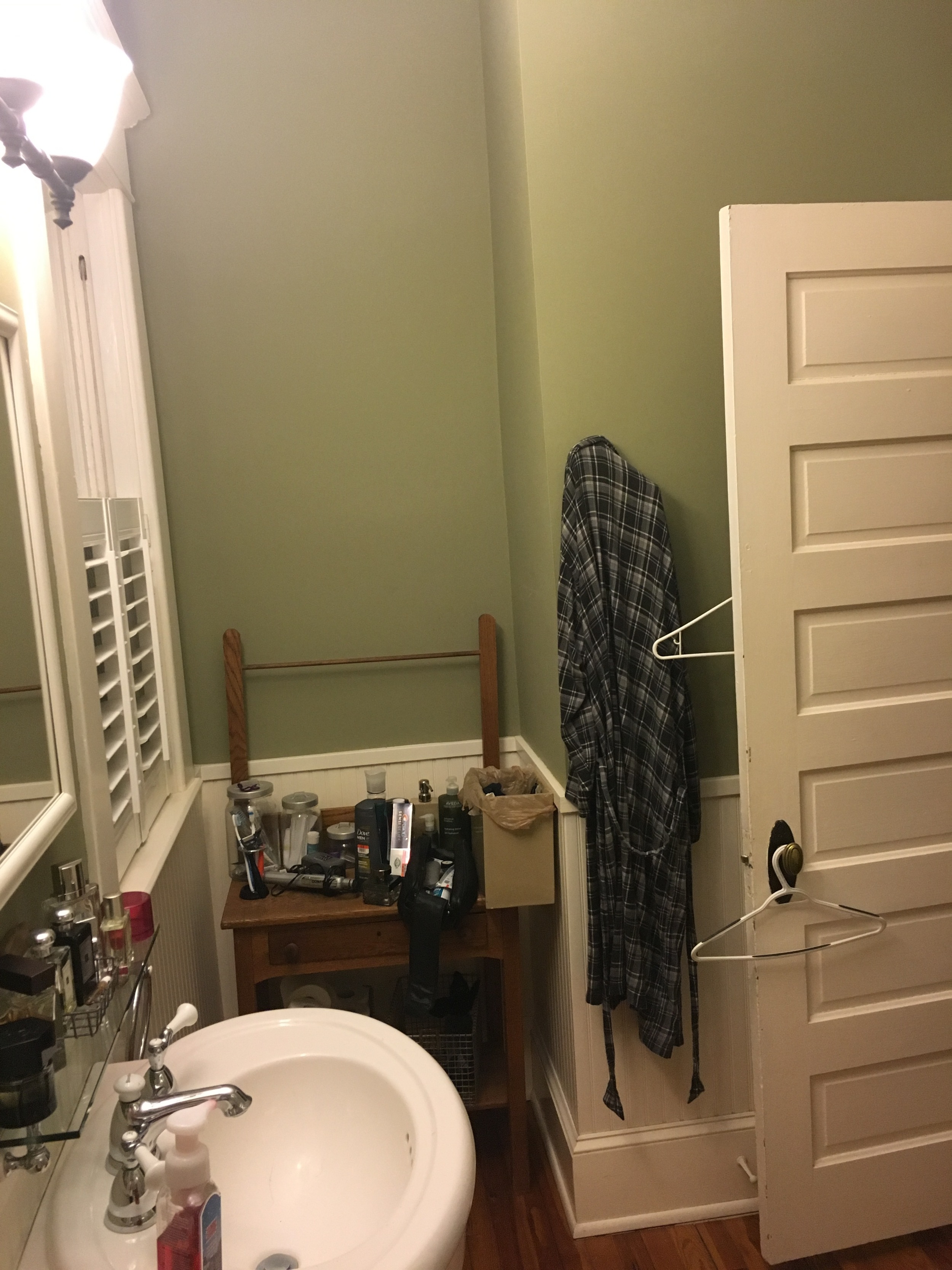 This is where the new shower went!