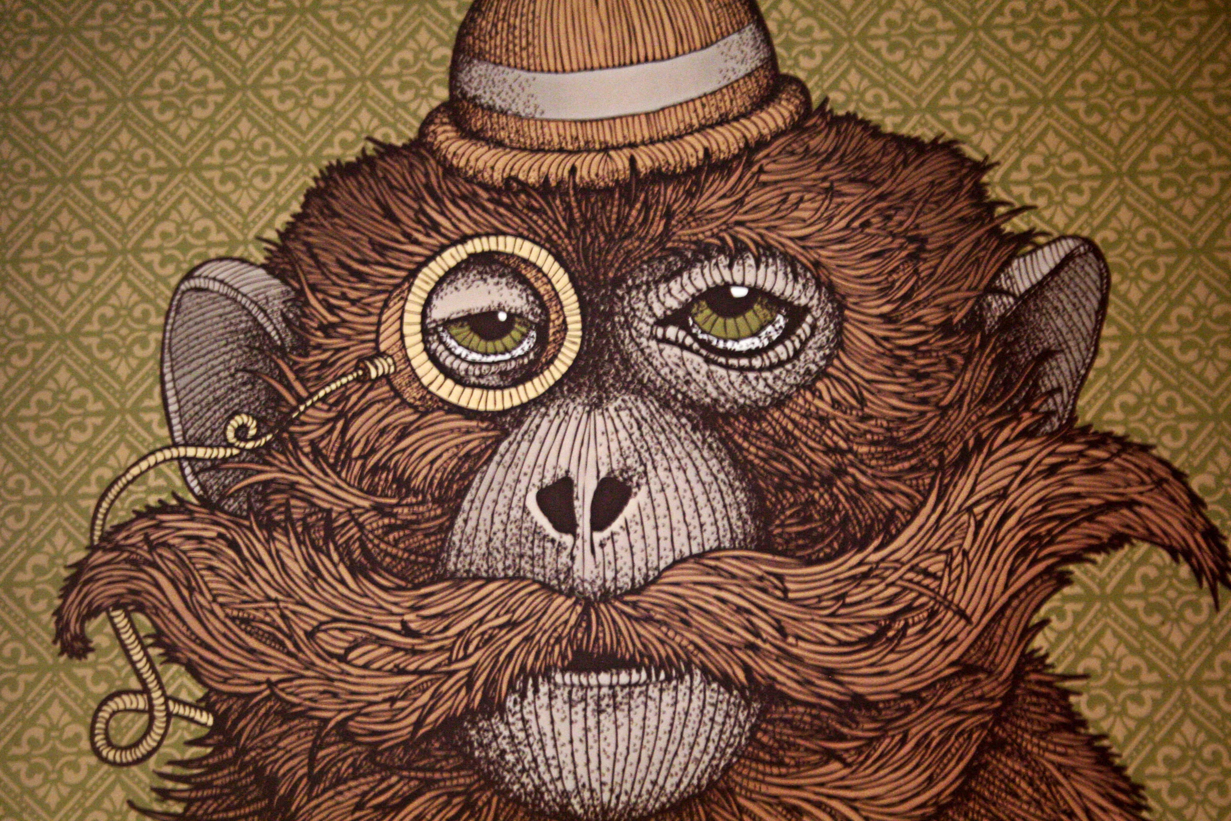 4: Close-up of a print Mr. LL and I purchased at Voodoo Fest last year. We bought four pieces of art total when we went.