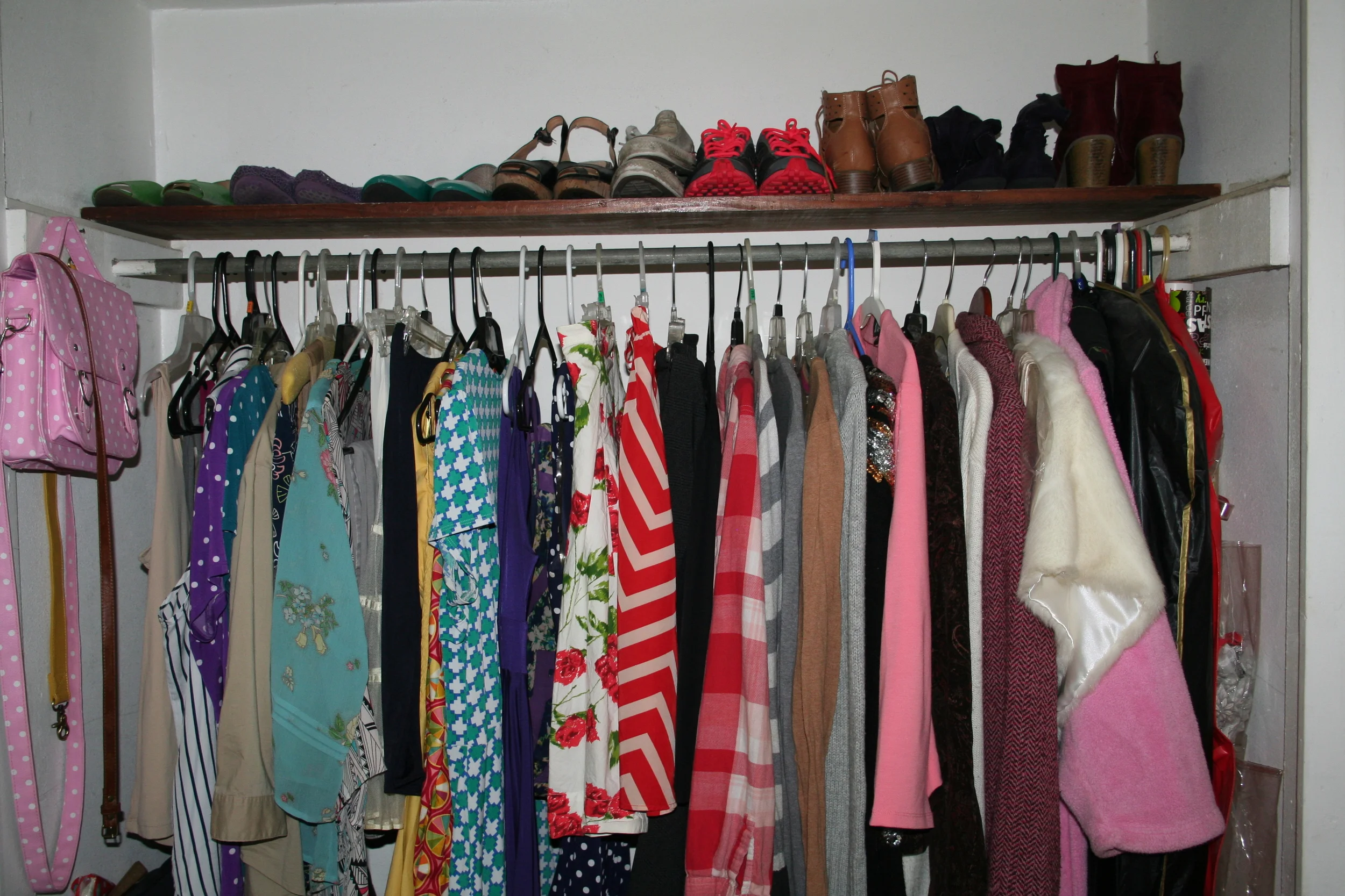 Step One: Declutter your closet