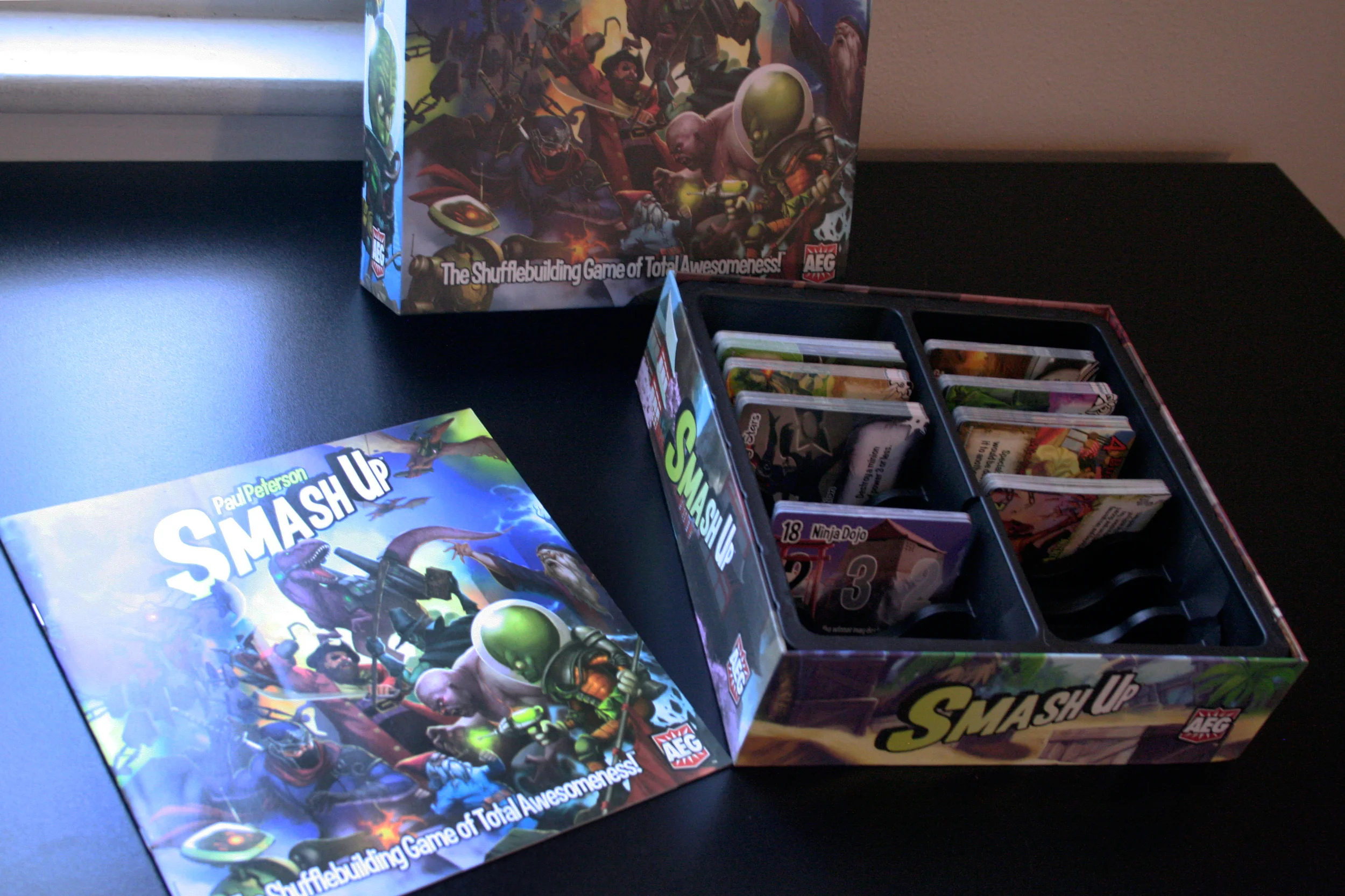 This is what you get in the box. There is plenty of room for more decks in that box!!