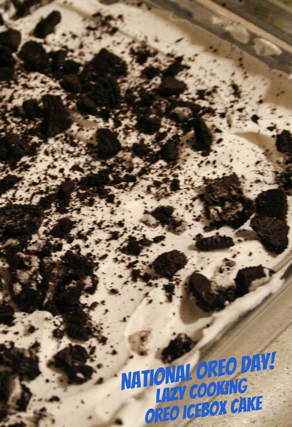 Oreo Icebox Cake