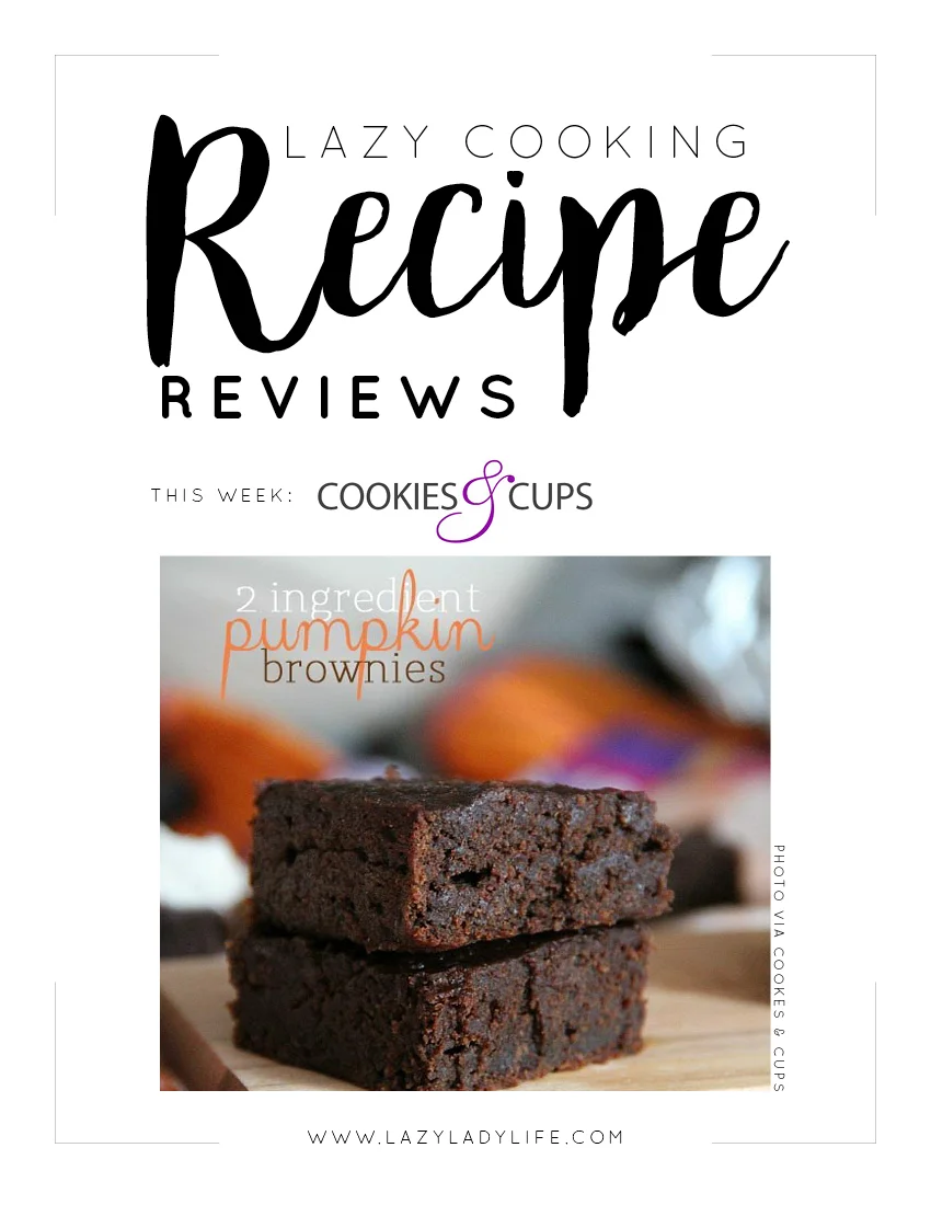 2 Ingredient Pumpkin Brownies (from Cookies & Cups) - Recipe Review