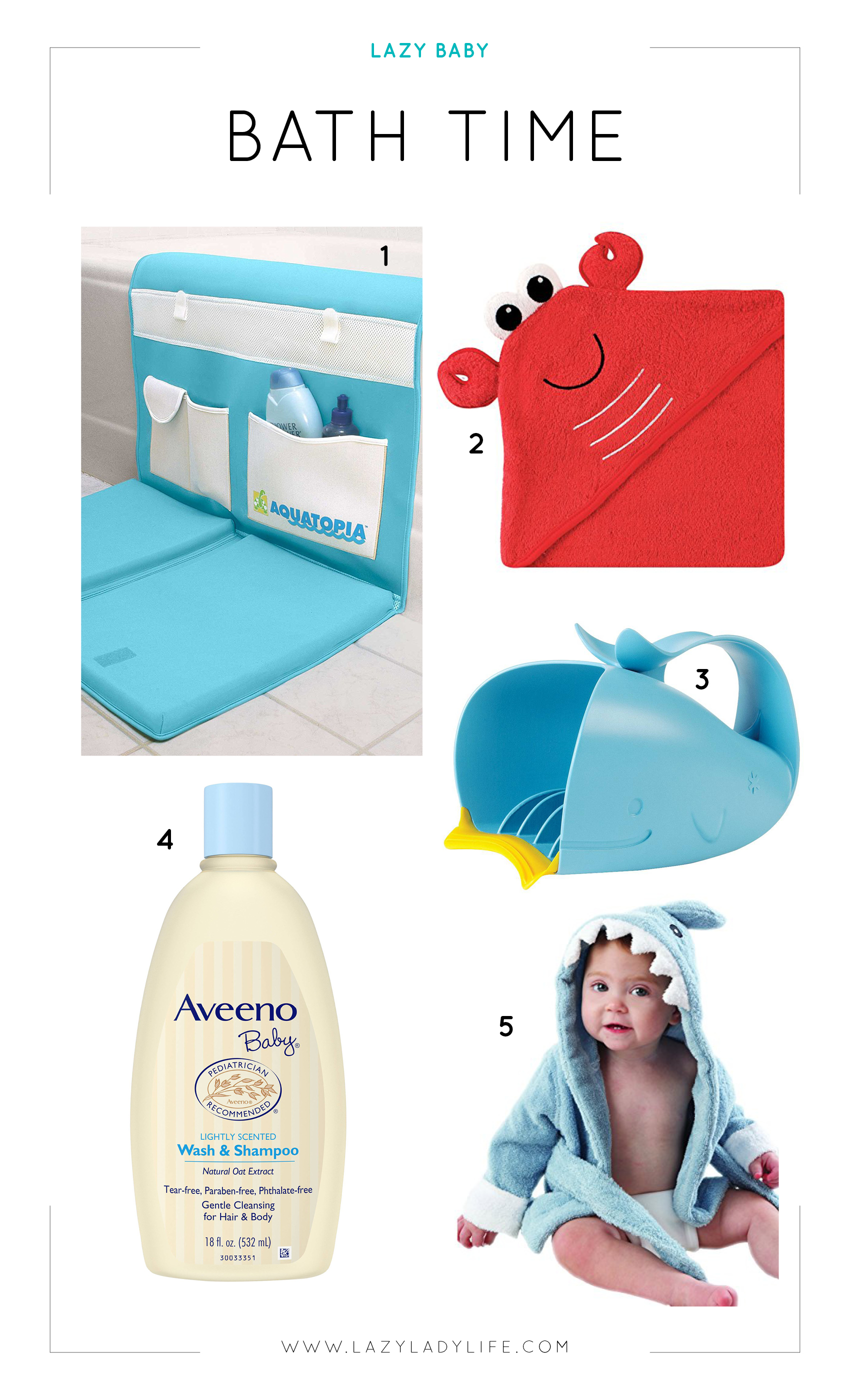 Lazy Baby: Scrubba-dub-dub