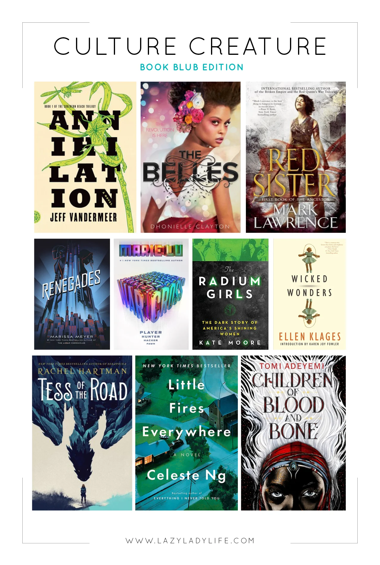 Book Club Picks - Spring 2018