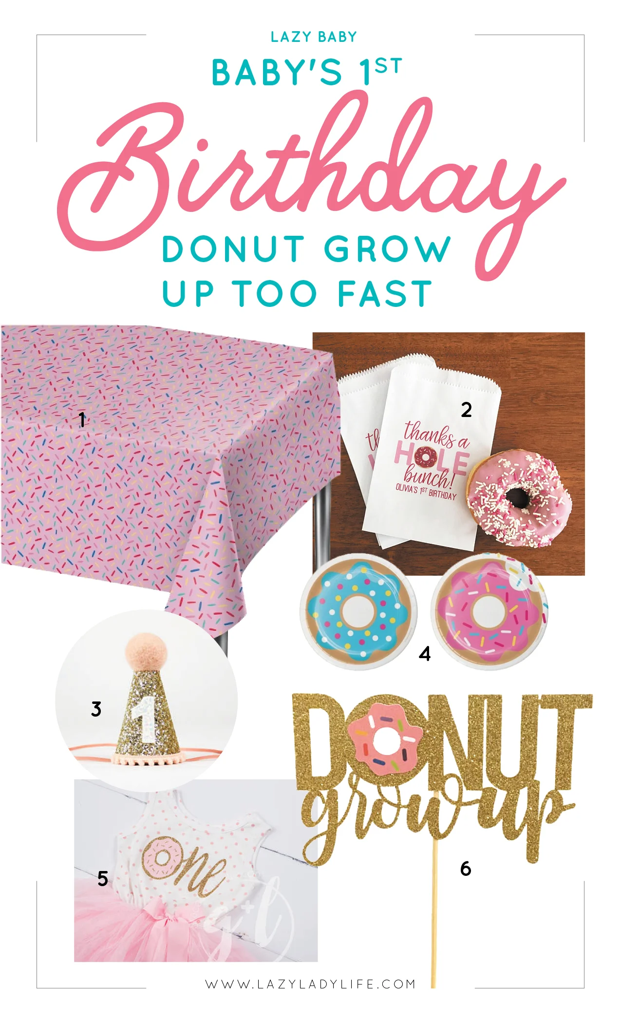 Lazy Baby: Turning 1! The Theme.