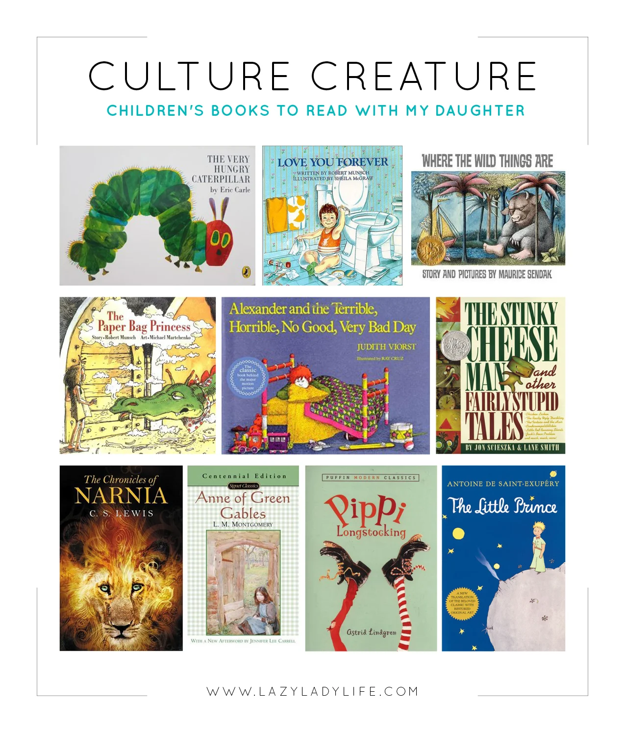 Books I want to ready with Lazy Baby