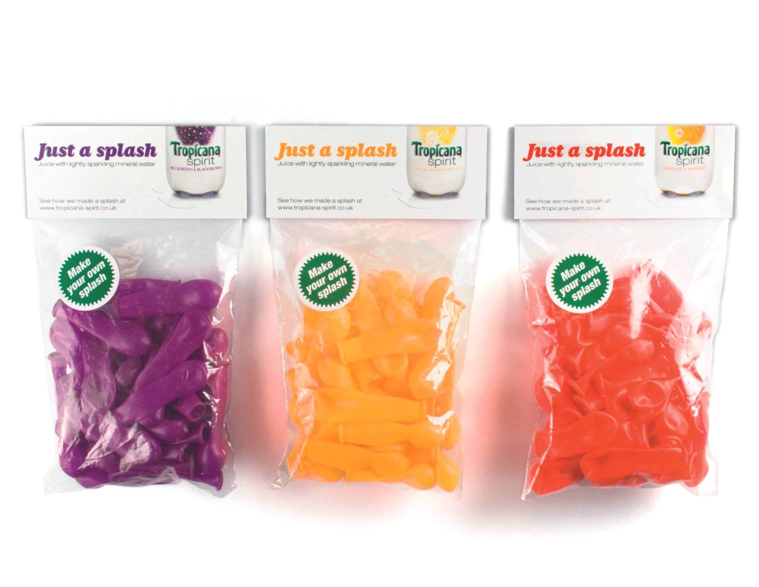 Water bombs – given away at The Flugtag