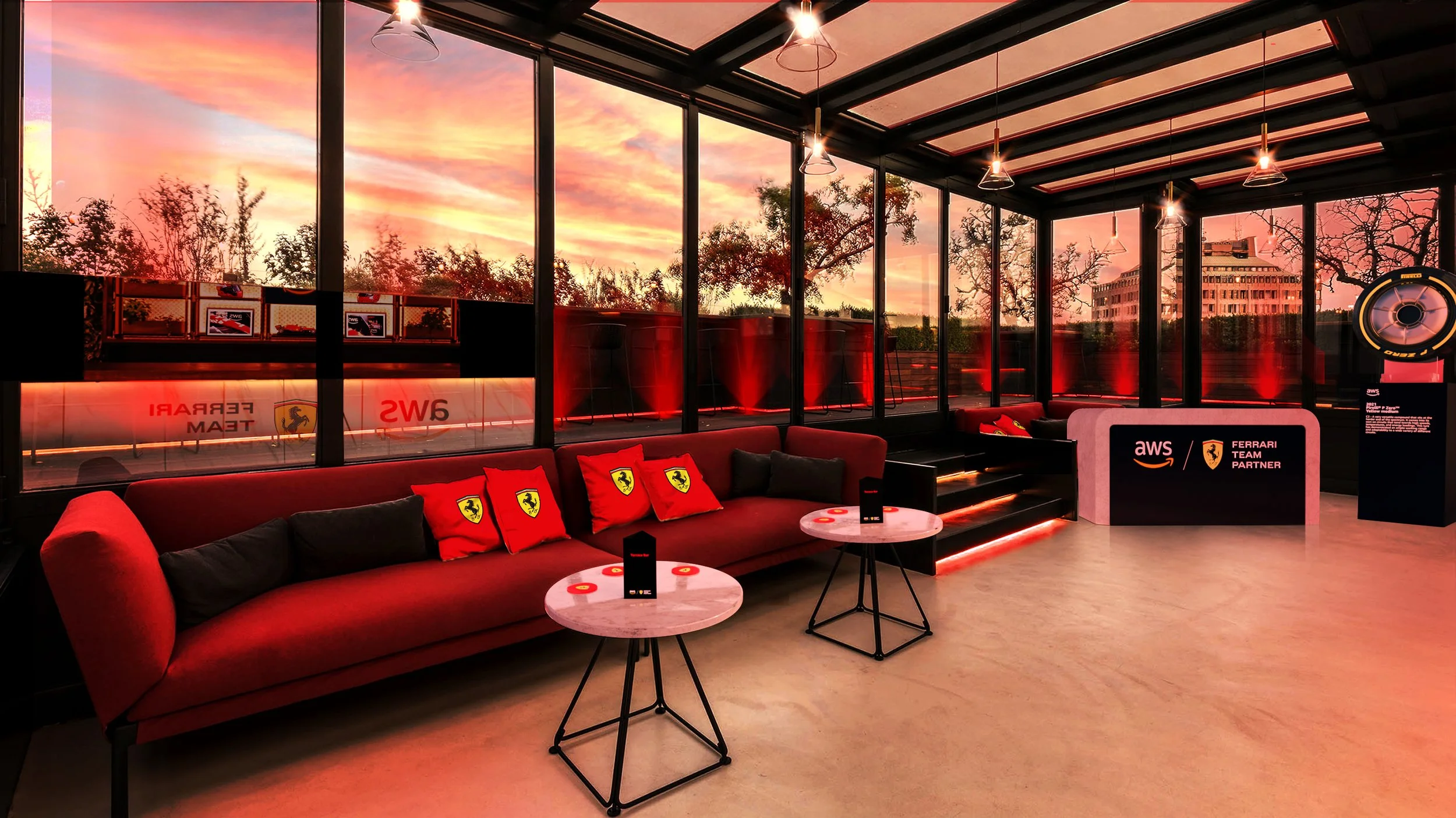 Ferrari Terrace Bar - Final visual